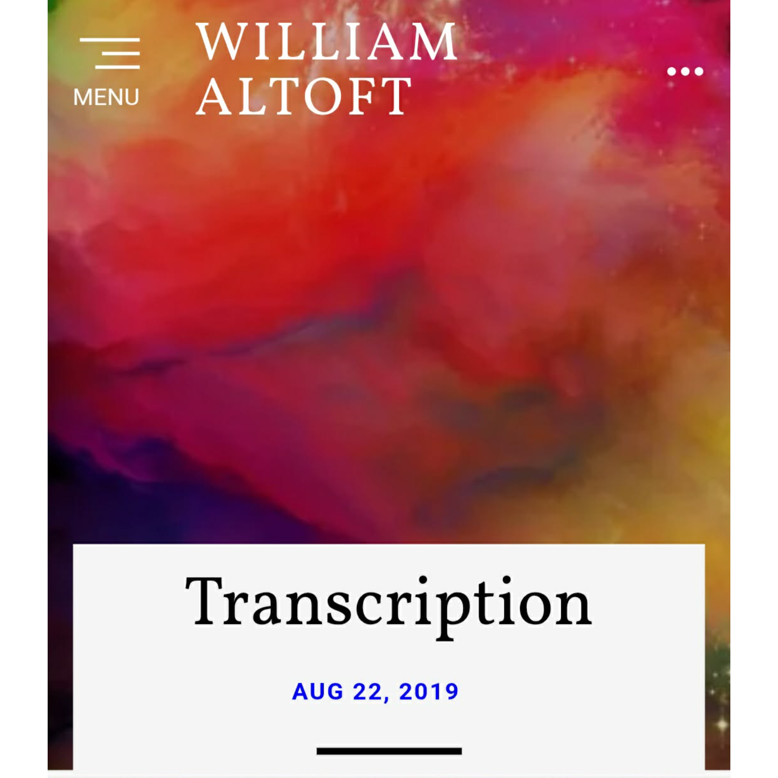 Poem #74 - Transcription episode artwork
