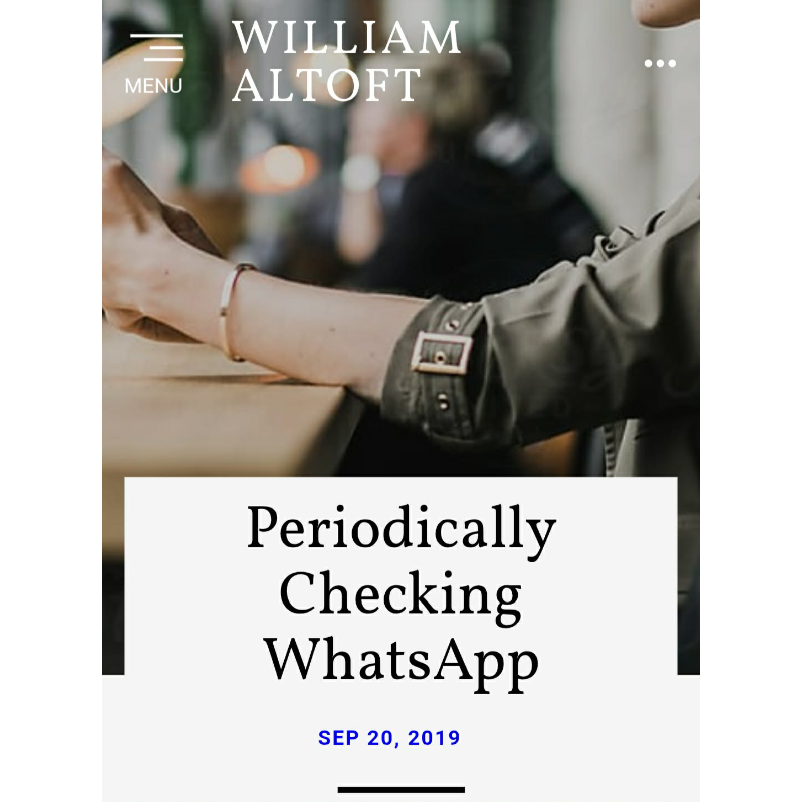 Poem #84 - Periodically Checking WhatsApp episode artwork
