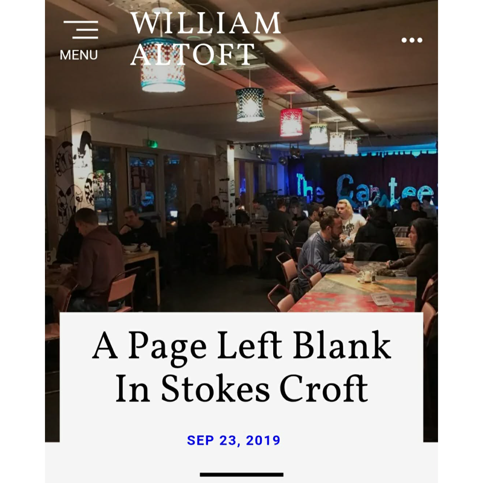 Poem #89 - A Page Left Blank In Stokes Croft episode artwork