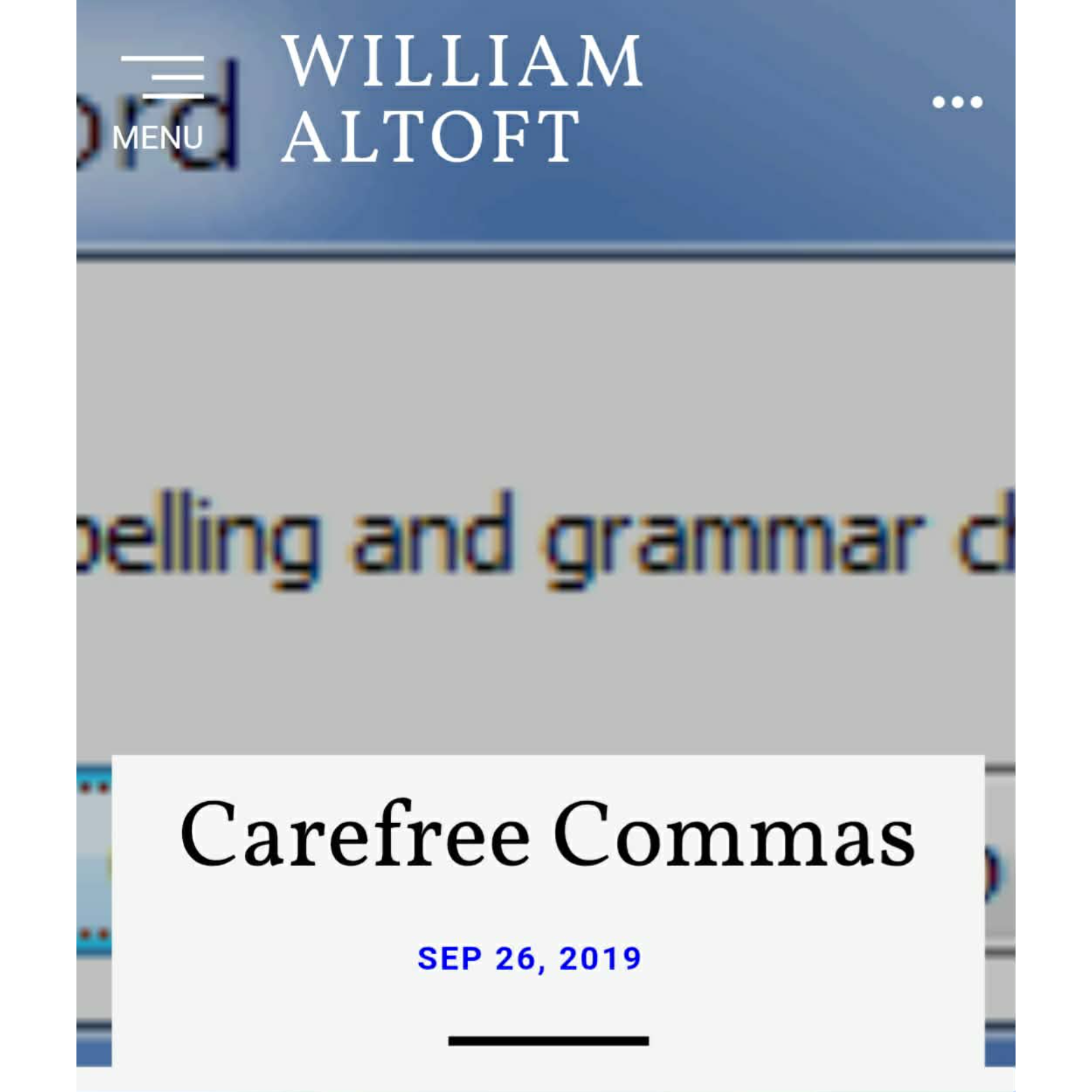 Poem #95 - Carefree Commas episode artwork