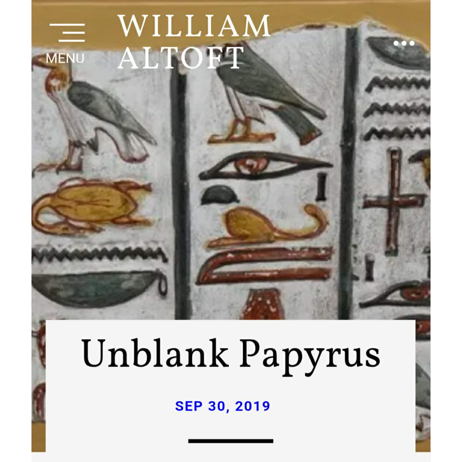 Poem #100 - Unblank Papyrus episode artwork