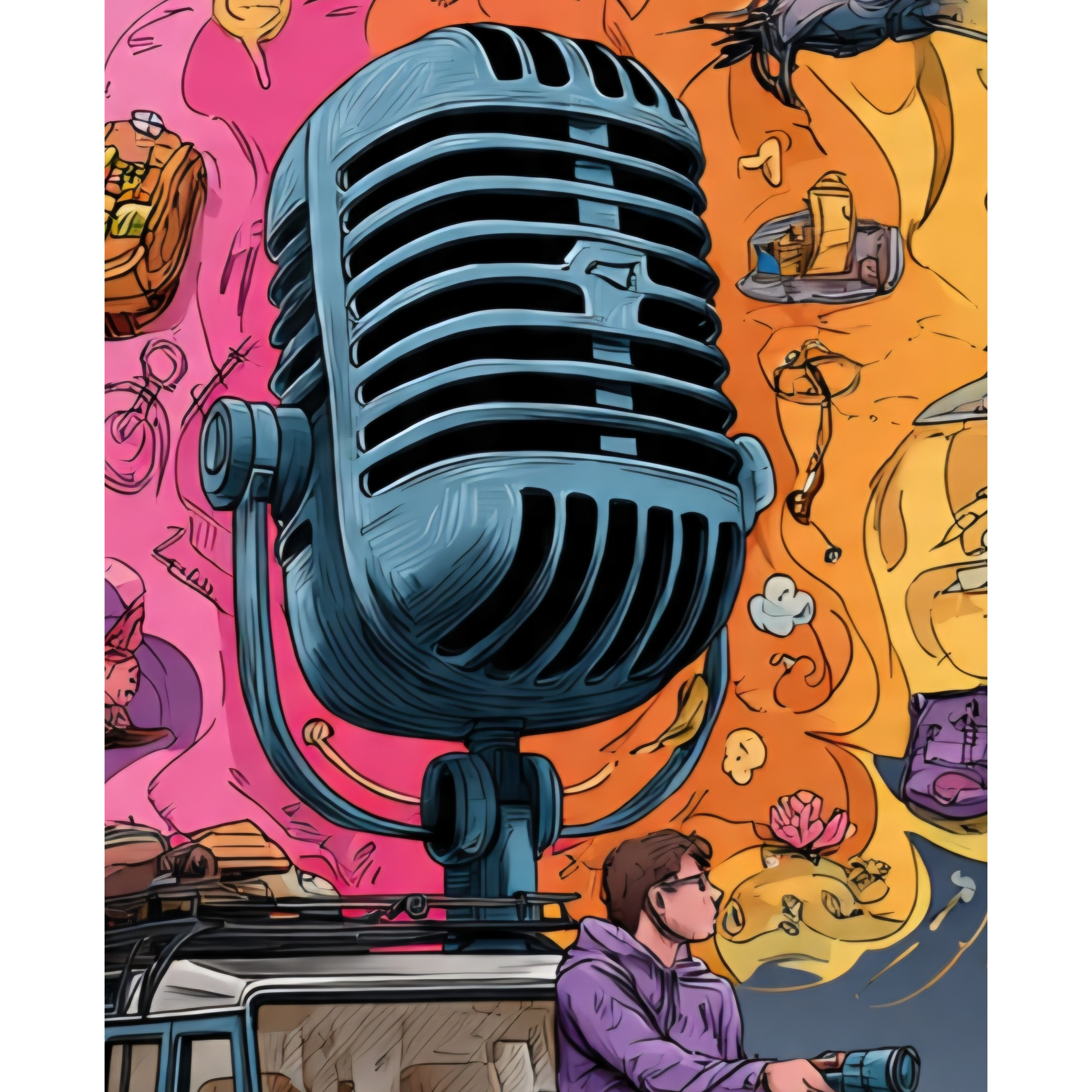Rambling On We Go podcast artwork