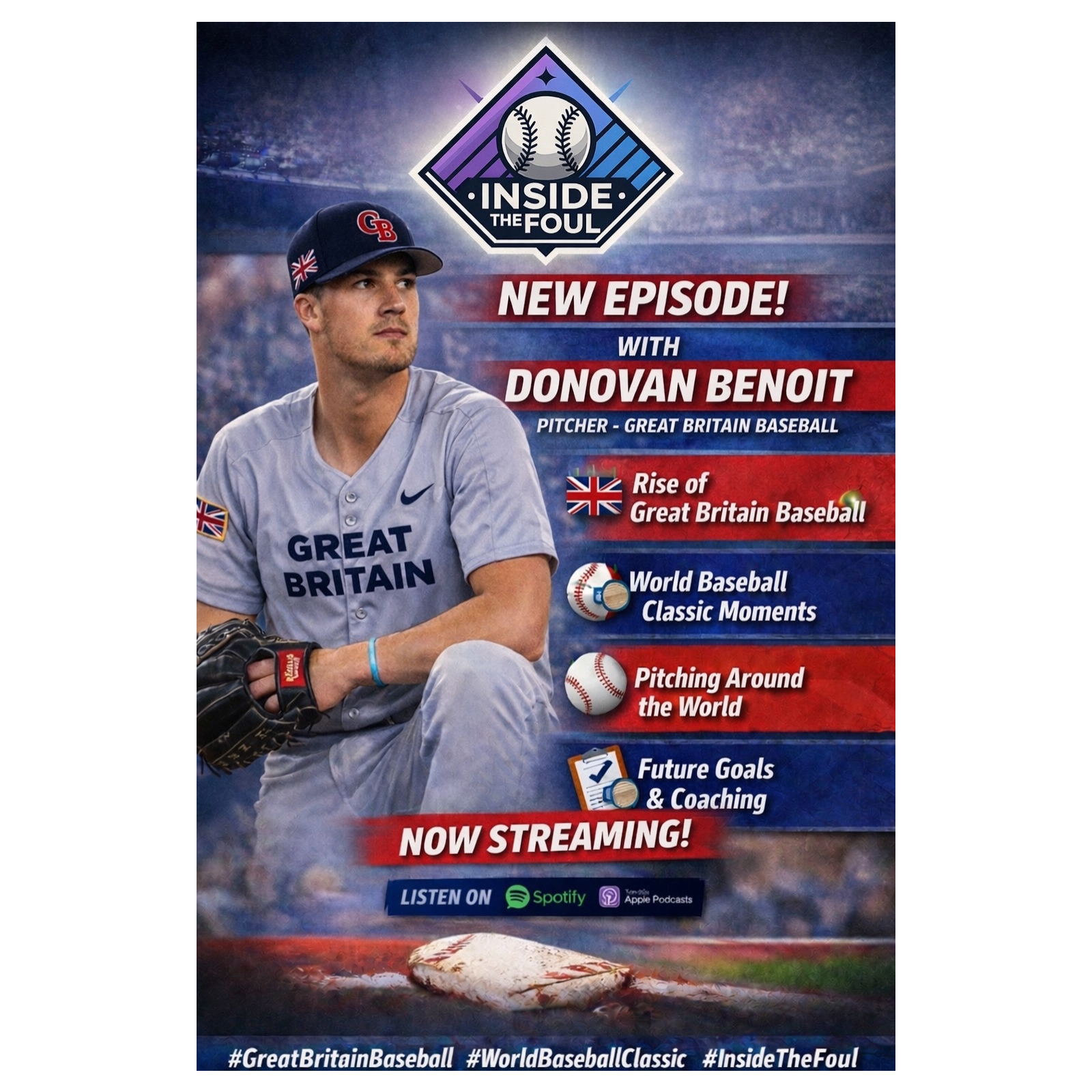 Heritage and  Strikeouts : Donovan Benoit's Unique Path episode artwork