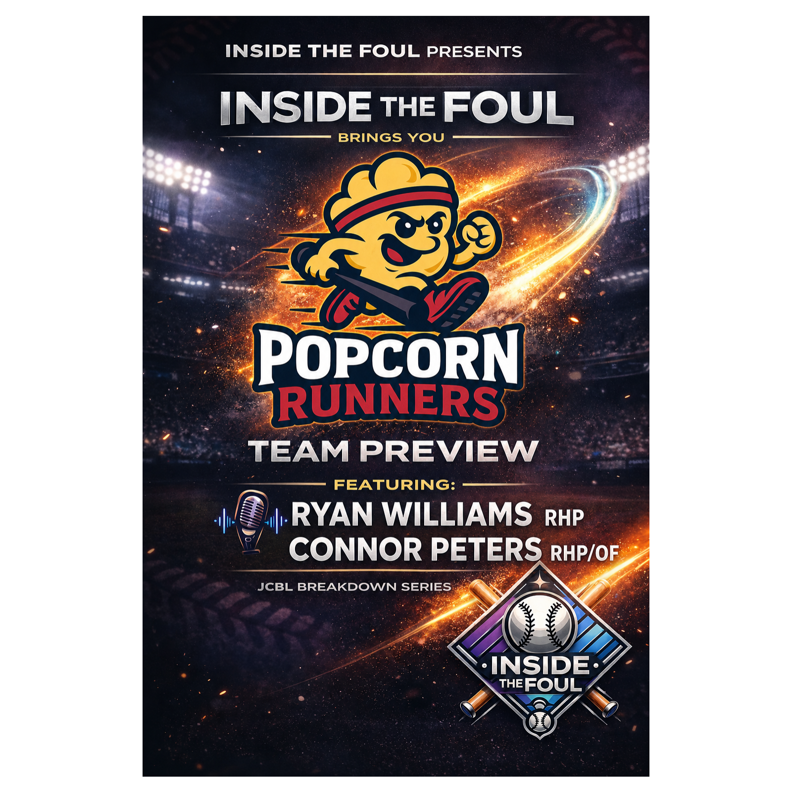 JCBL Popcorn Runners  Special episode artwork