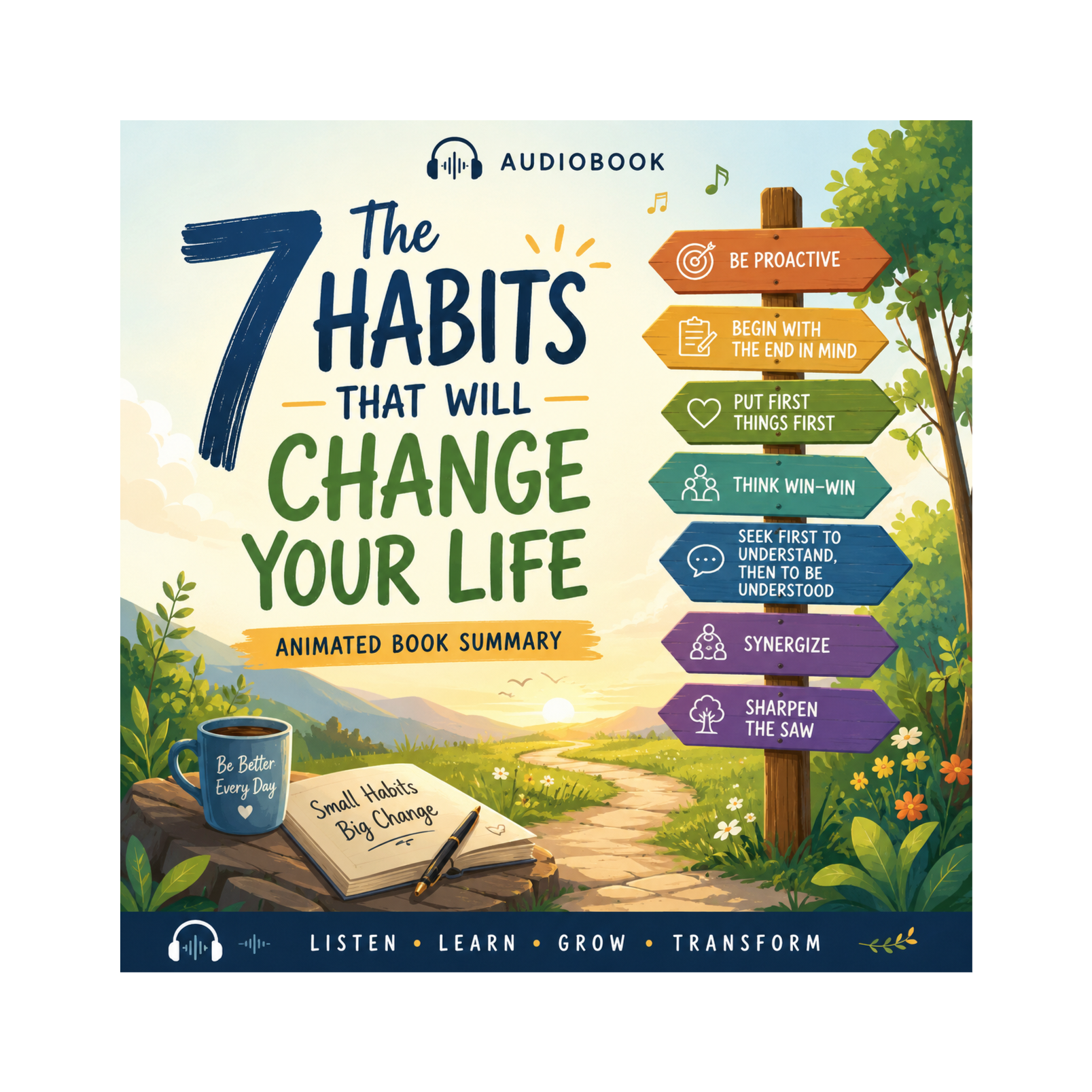 The 7 Habits That Will Change Your Life | Animated Book Summary episode artwork