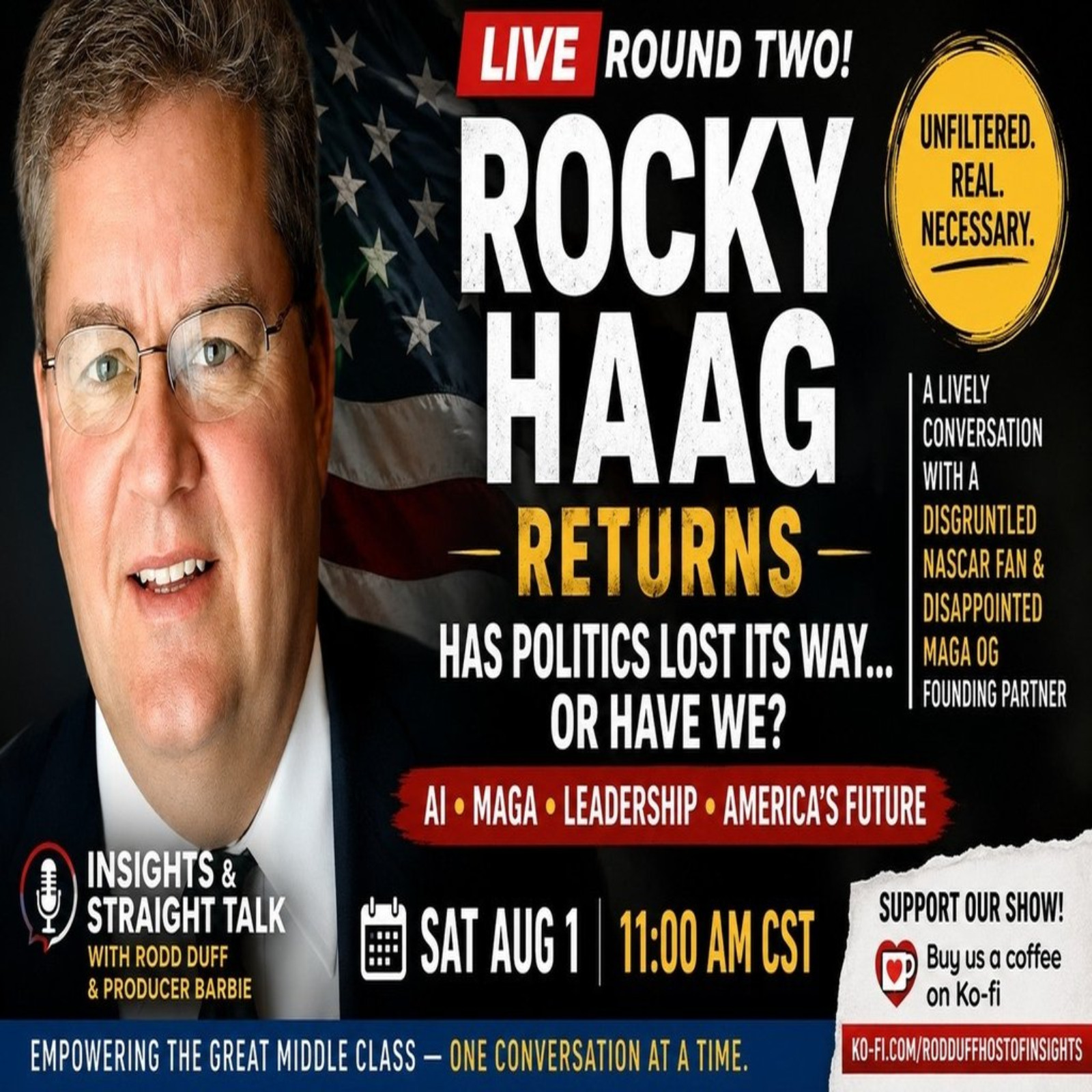 Disappointed MAGA Founder? (ft. Rocky Haag) episode artwork
