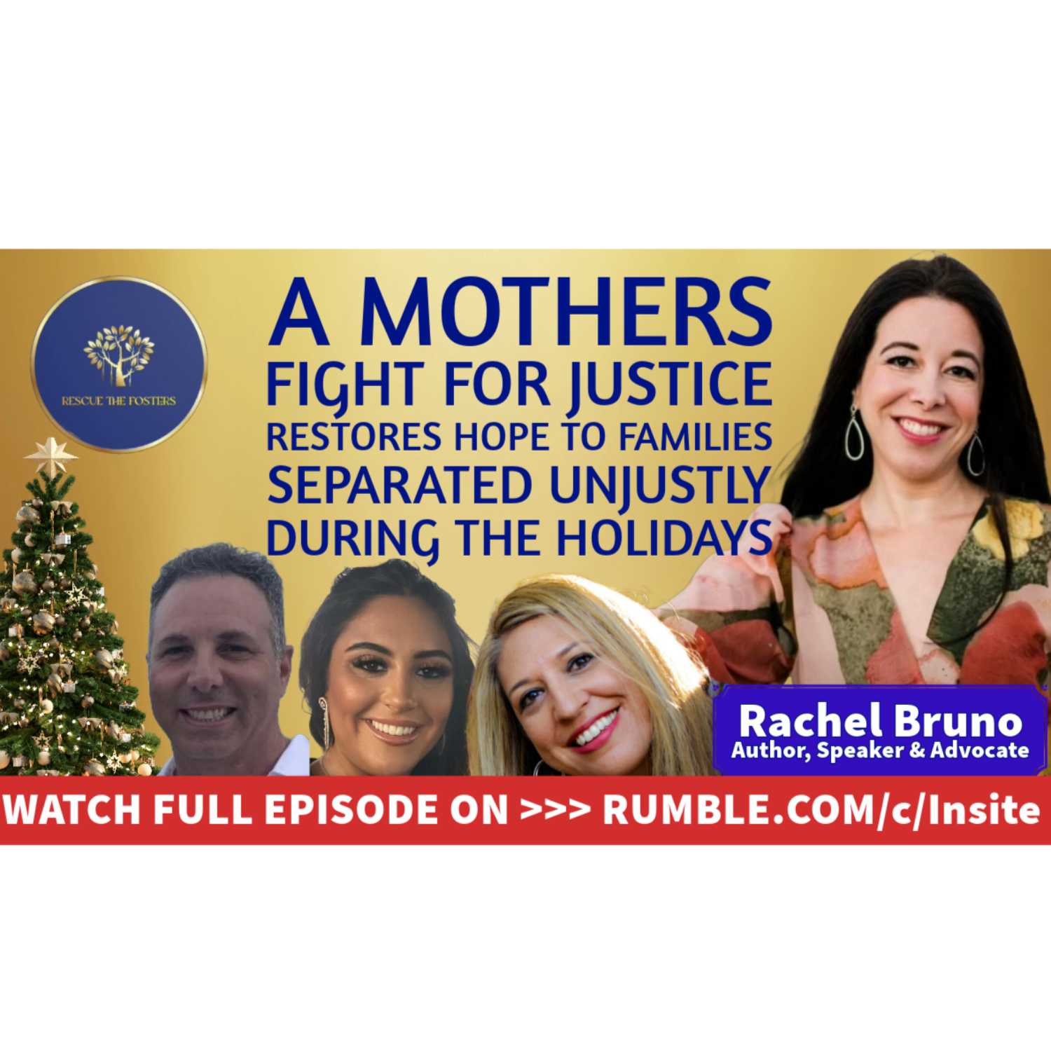 Rescue The Fosters: A Once Targeted Mother Give's Back During The Christmas Season w/ Rachel Bruno episode artwork