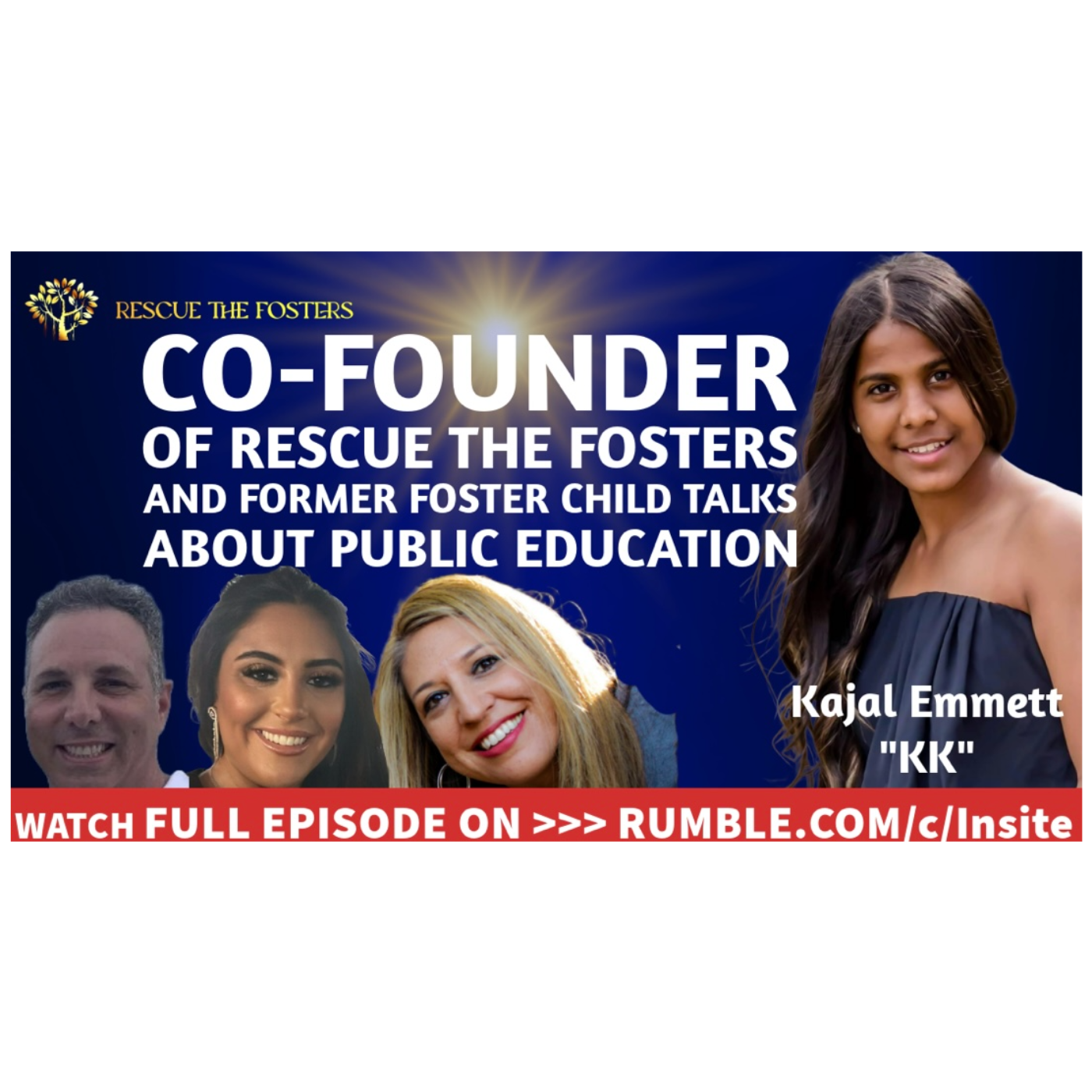 Rescue The Fosters w/ Co-Founder of Rescue The Fosters & Former Foster Child - KK Emmett episode artwork