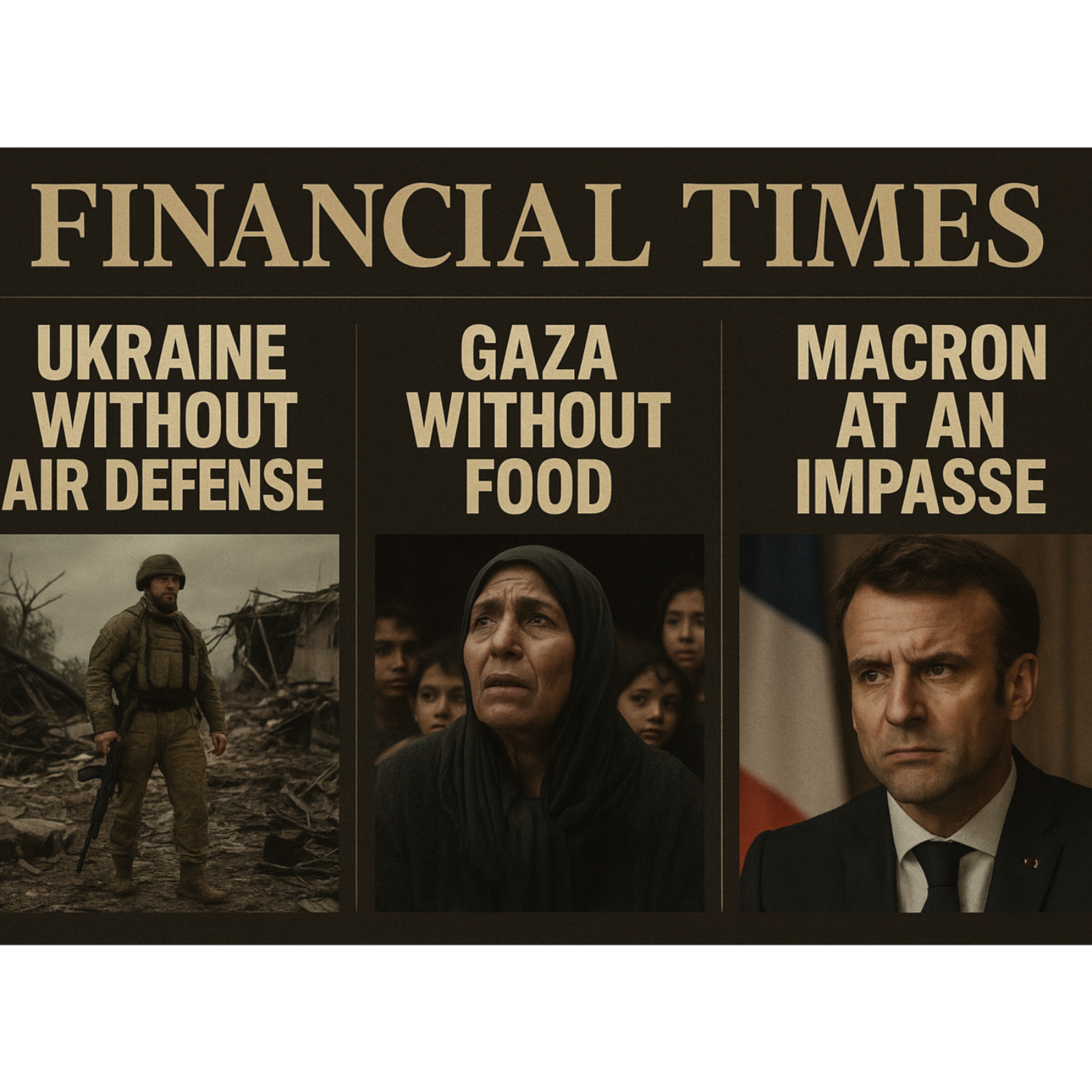 Financial Times:  Украина без ПВО, Газа без еды, Макрон в тупике. episode artwork
