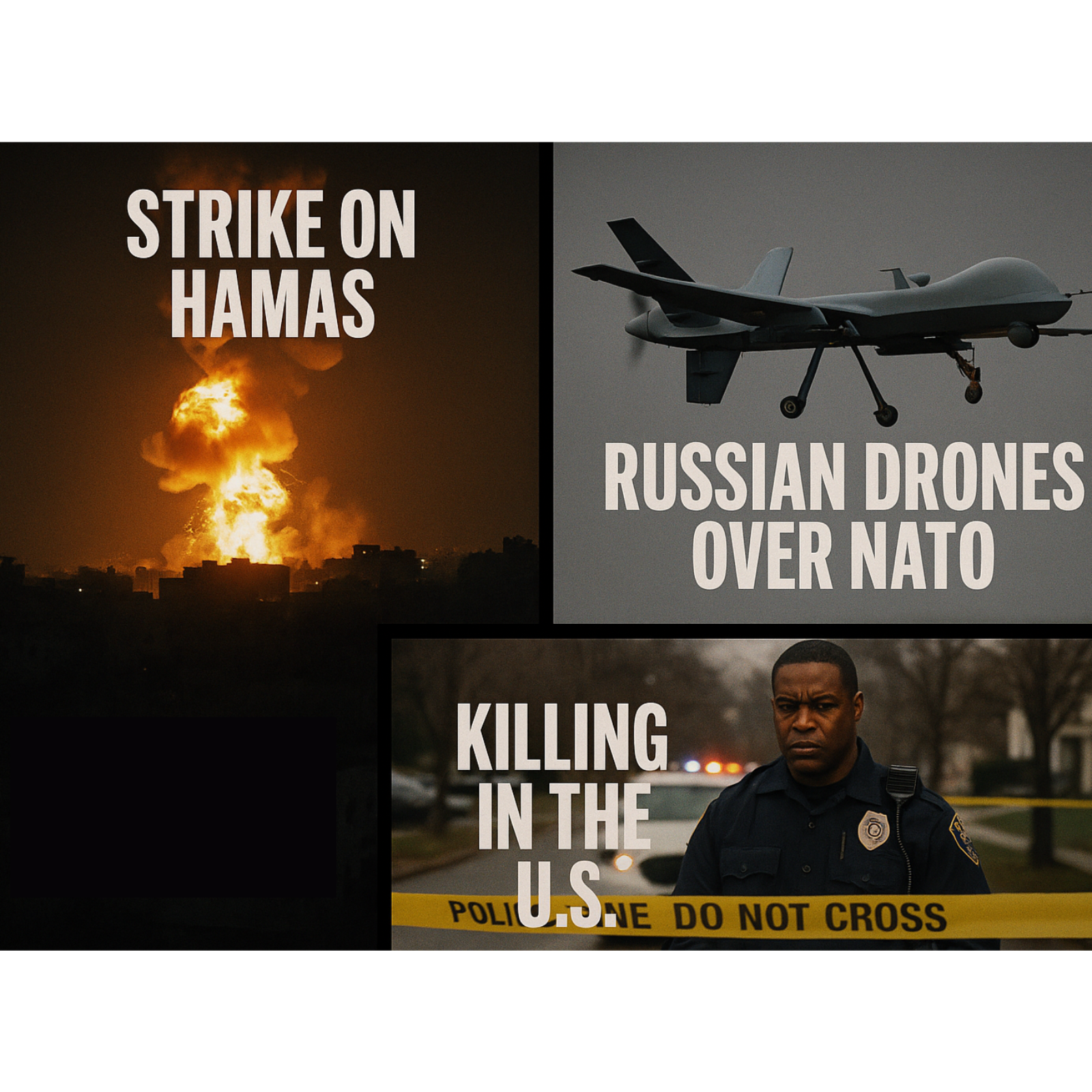 Washington Post:  Удар по ХАМАС, дроны РФ над НАТО и убийство в США. episode artwork