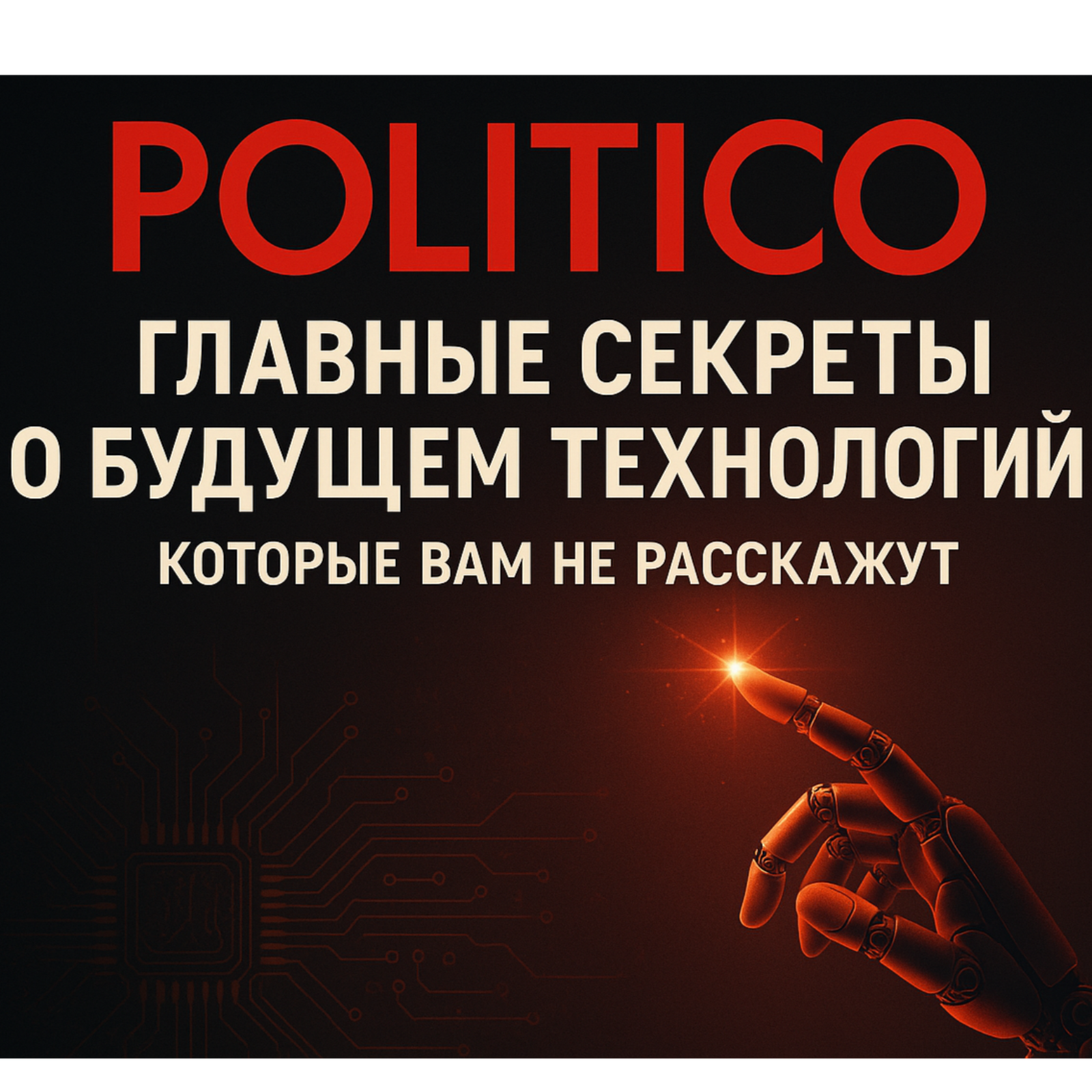 POLITICO: Главные секреты о будущем технологий, которые вам не расскажут. episode artwork