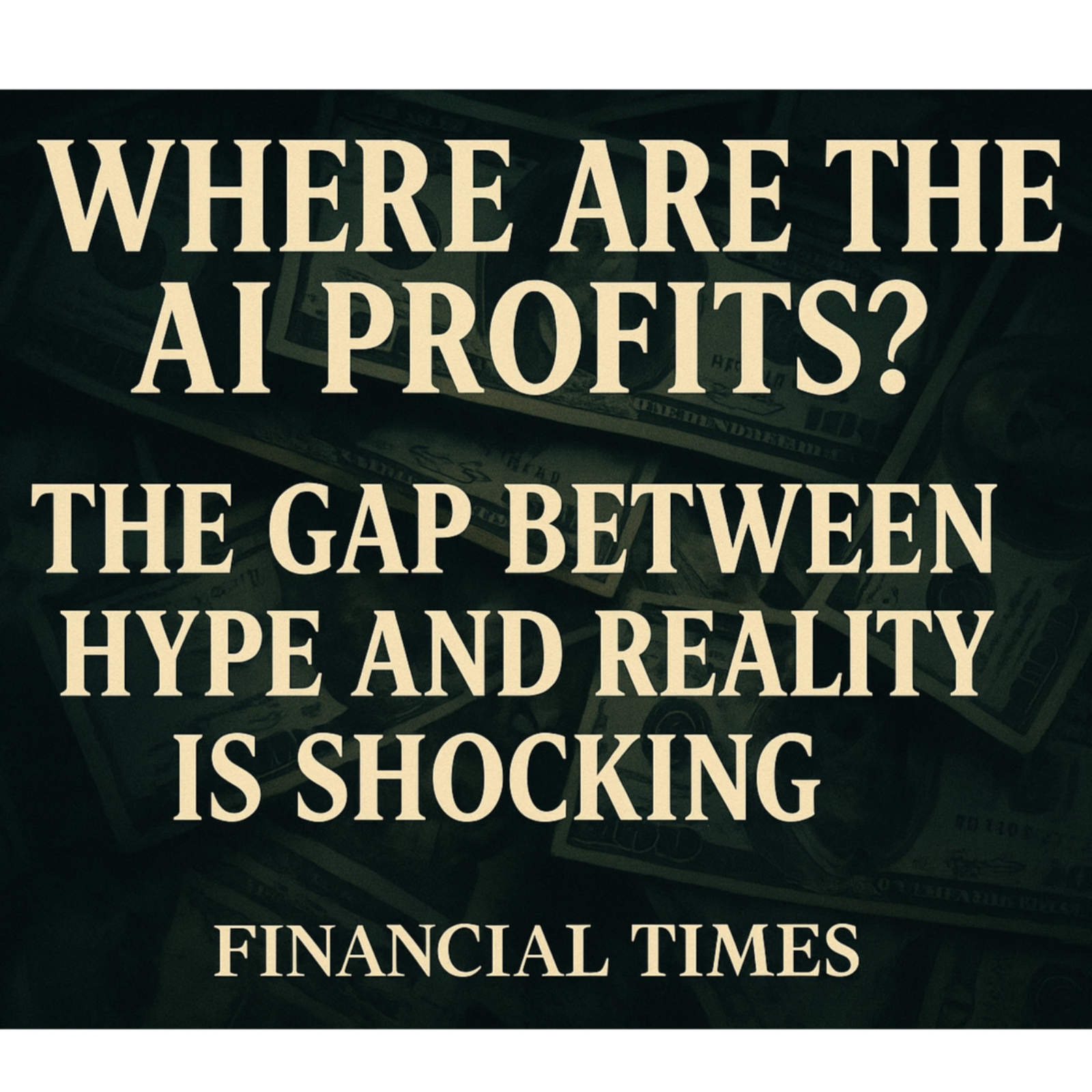 Где деньги от ИИ? Разрыв между хайпом и реальностью шокирует. Financial Times episode artwork