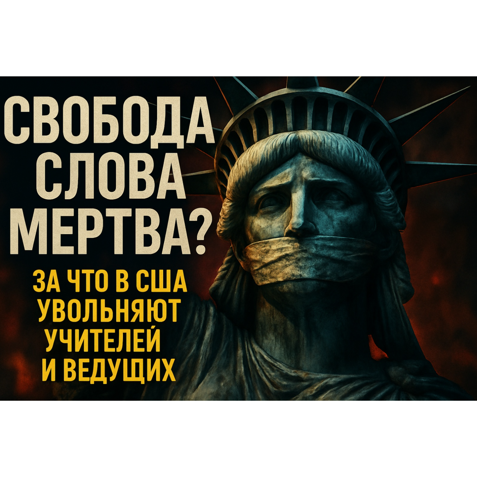 Свобода слова МЕРТВА? За что в США увольняют учителей и ведущих episode artwork