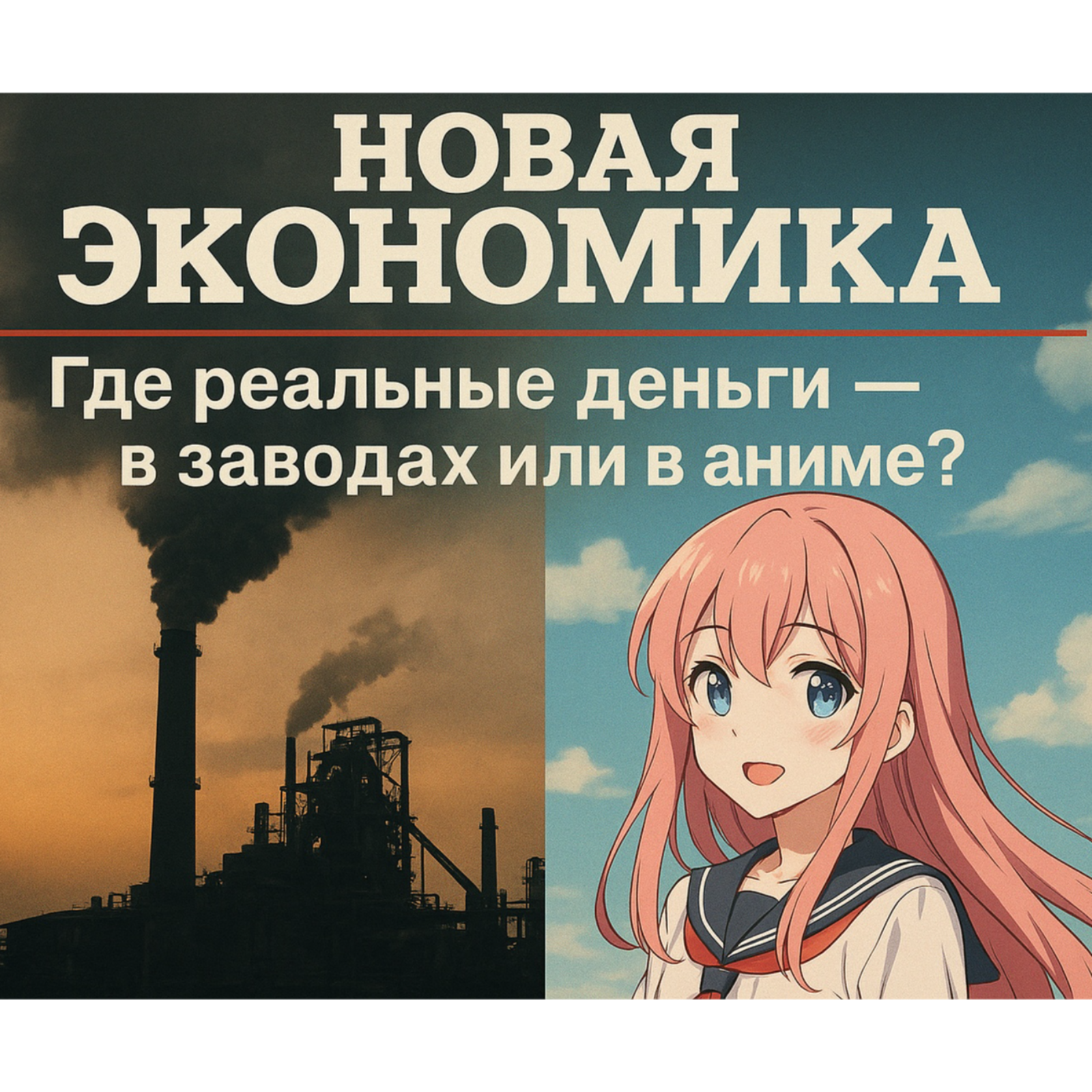 Новая экономика: где реальные деньги — в заводах или в аниме? | Newsweek episode artwork