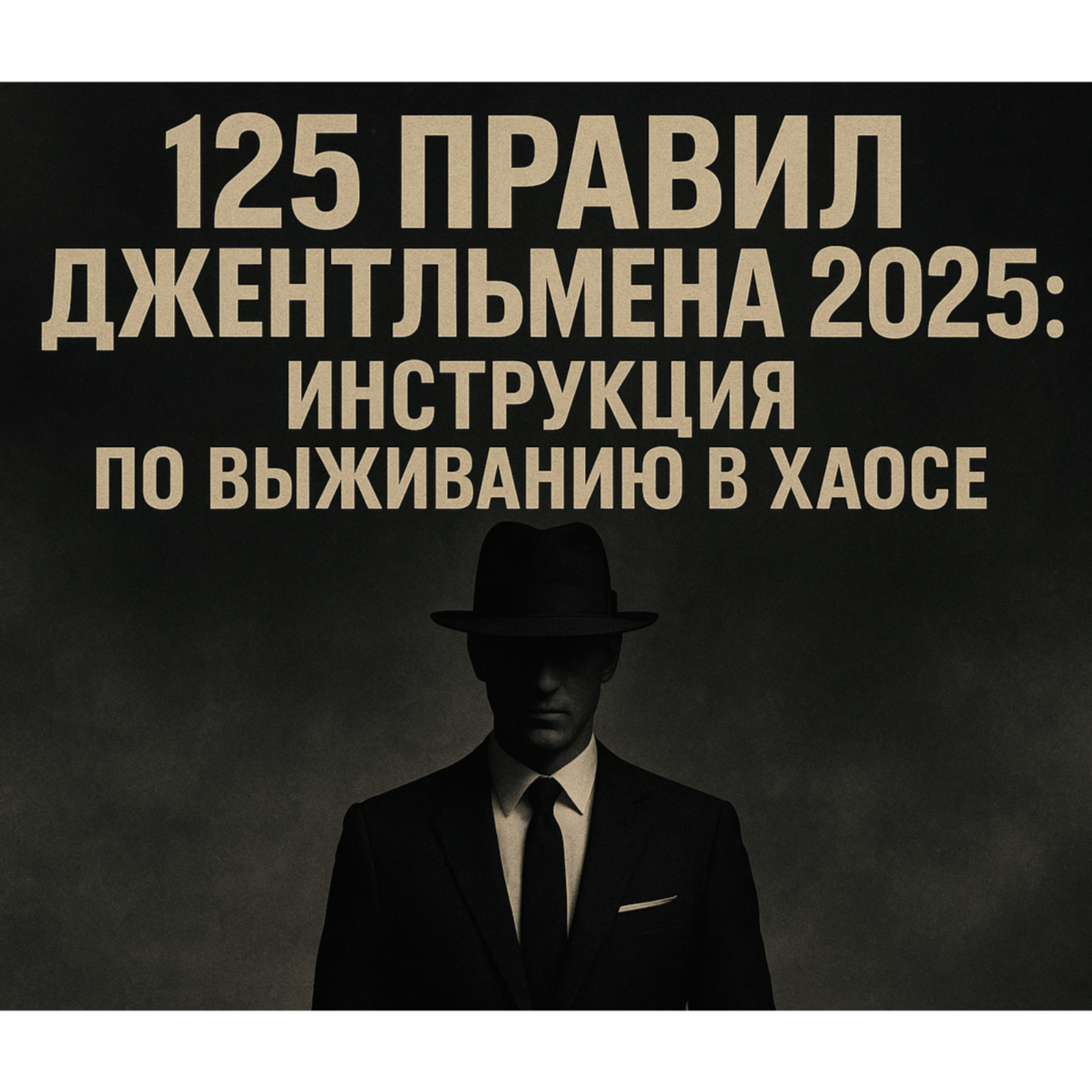 125 ПРАВИЛ джентльмена 2025: инструкция по выживанию в хаосе. episode artwork