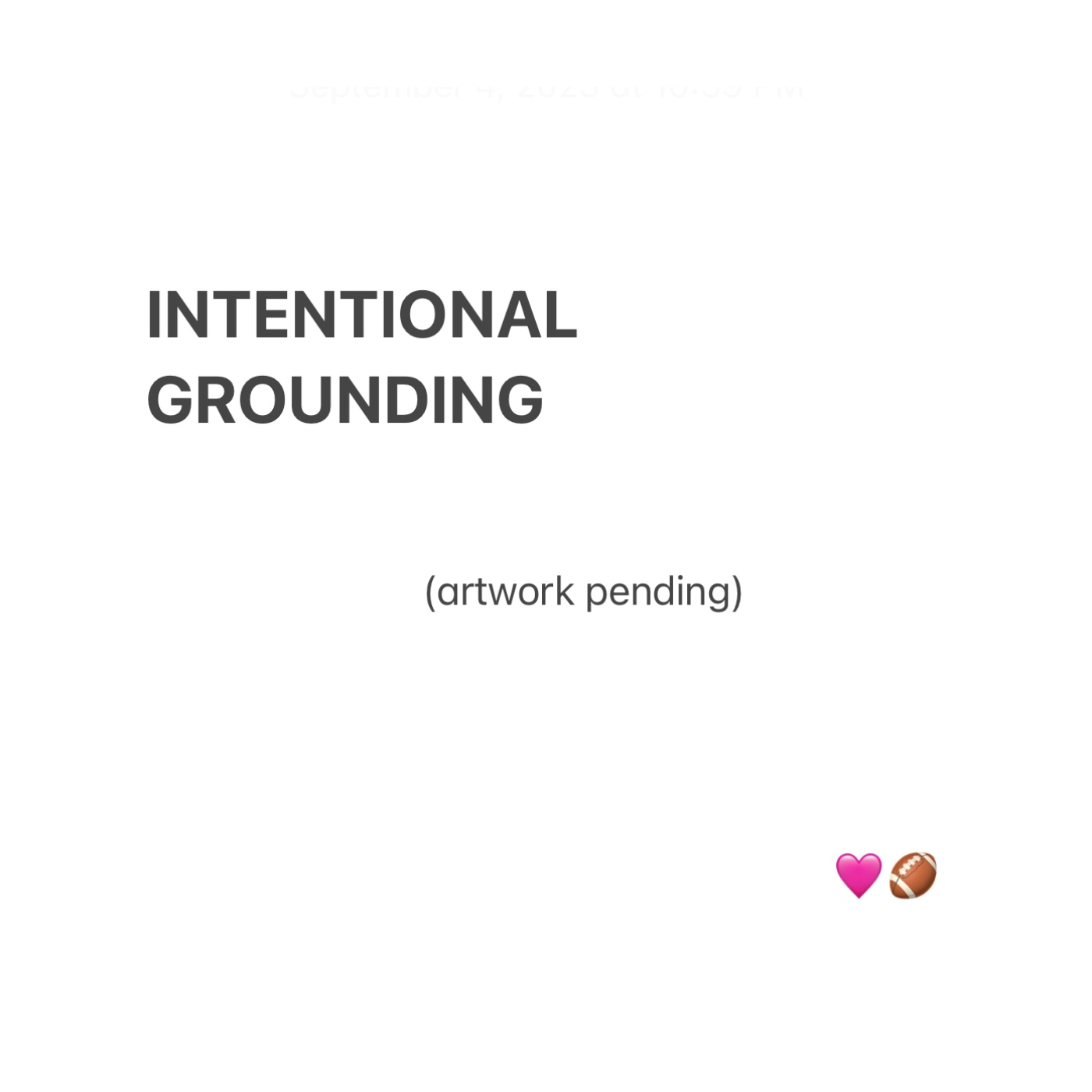 Intentional Grounding