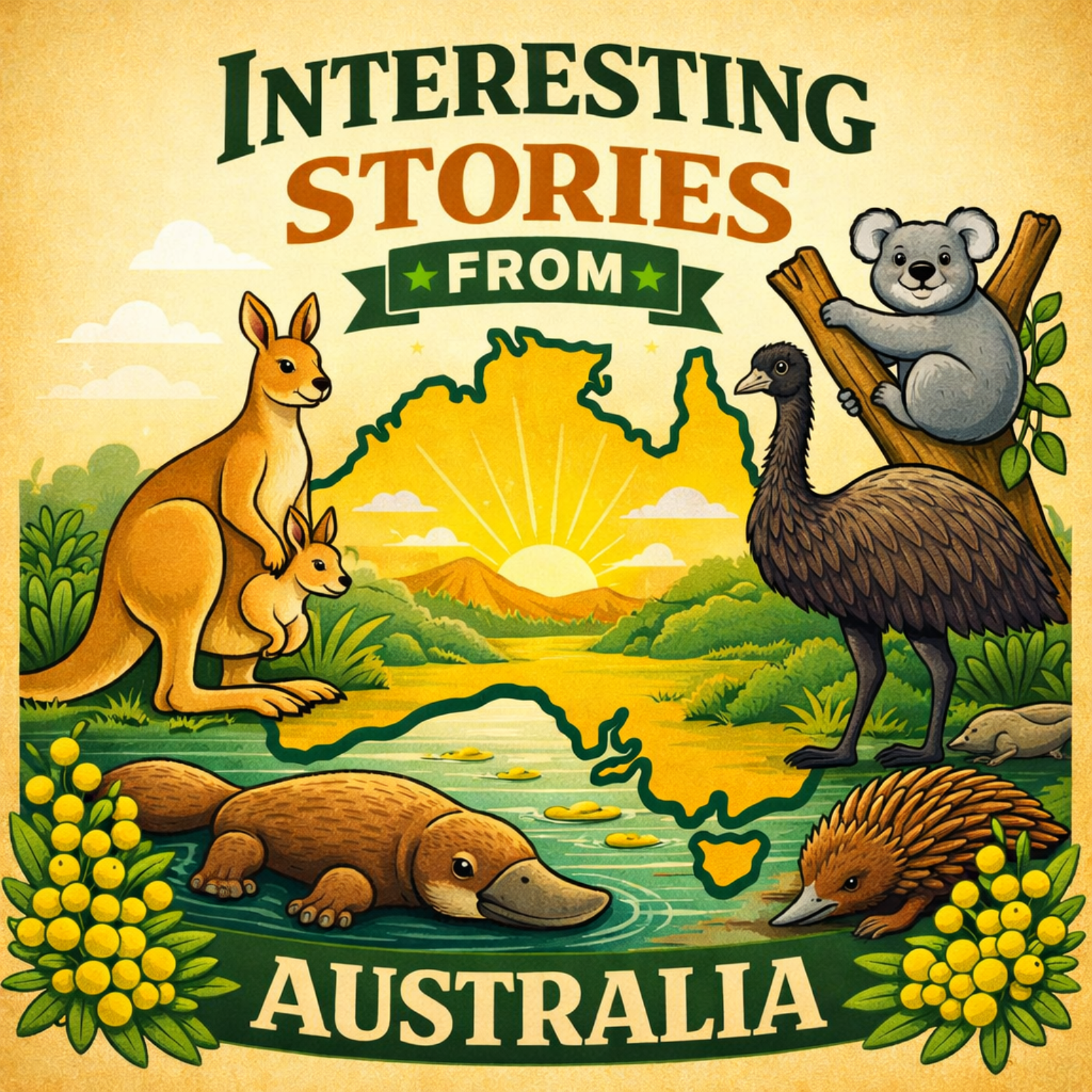 Interesting stories from Australia podcast artwork