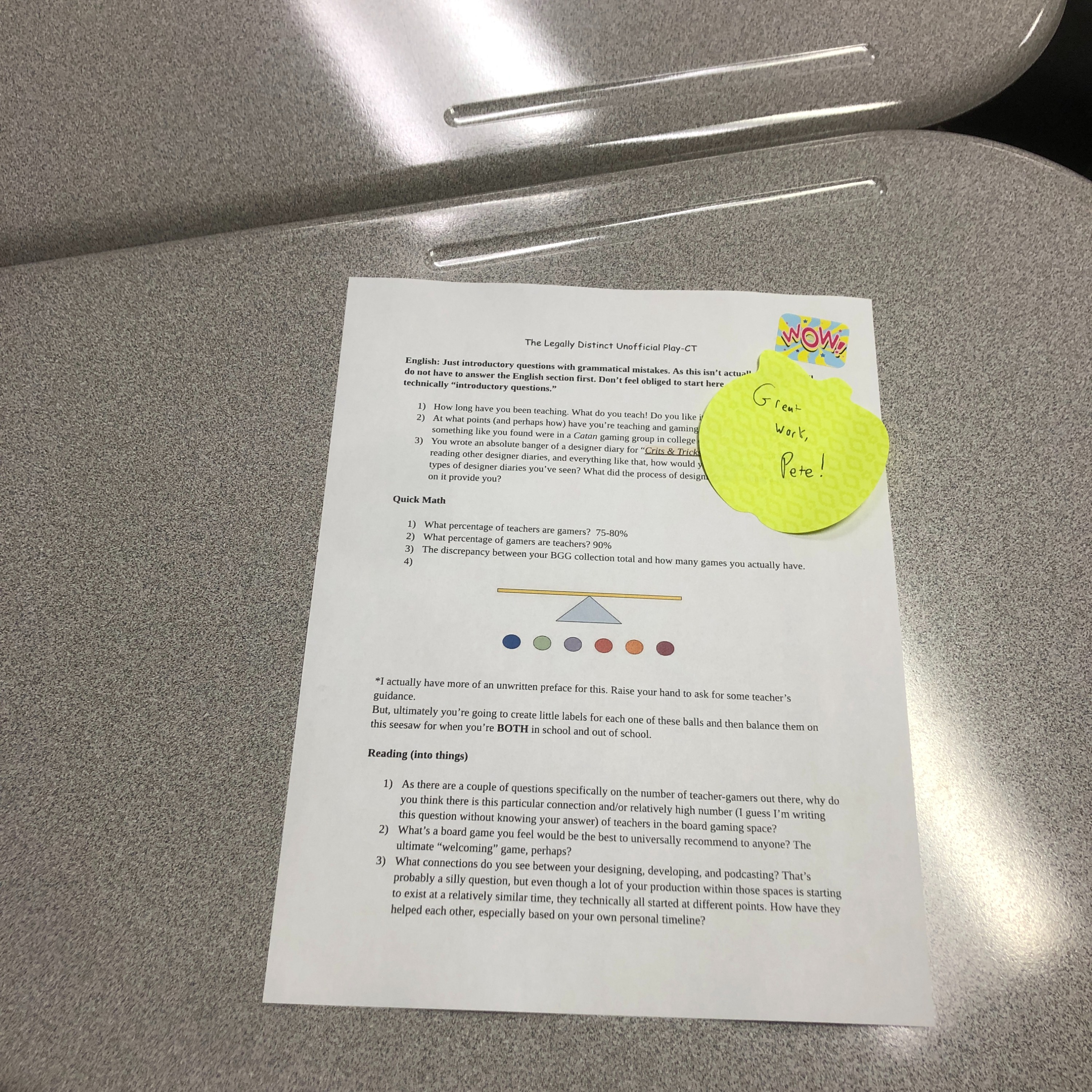 Intertextual Experience: A Board Game Podcast