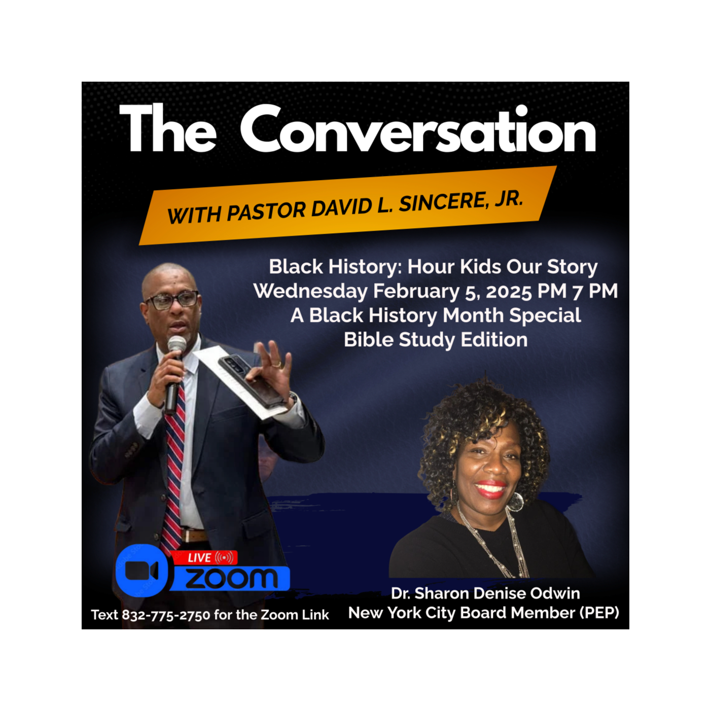 The Conversation: Dr. Sharon Denise Odwin, Black History: Our History, Our Story episode artwork