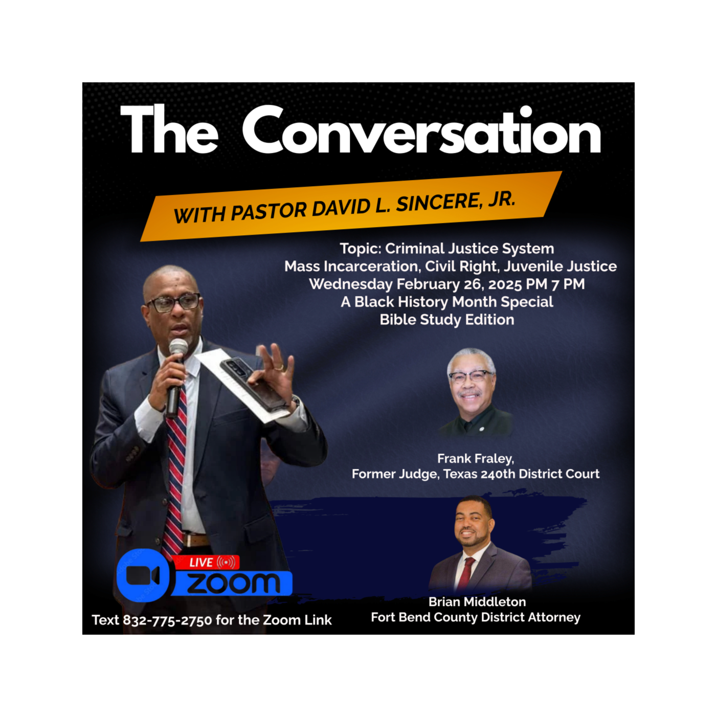 The Conversation: Former Judge Frank Fraley & Fort Bend County District Attorney Brian Middleton episode artwork