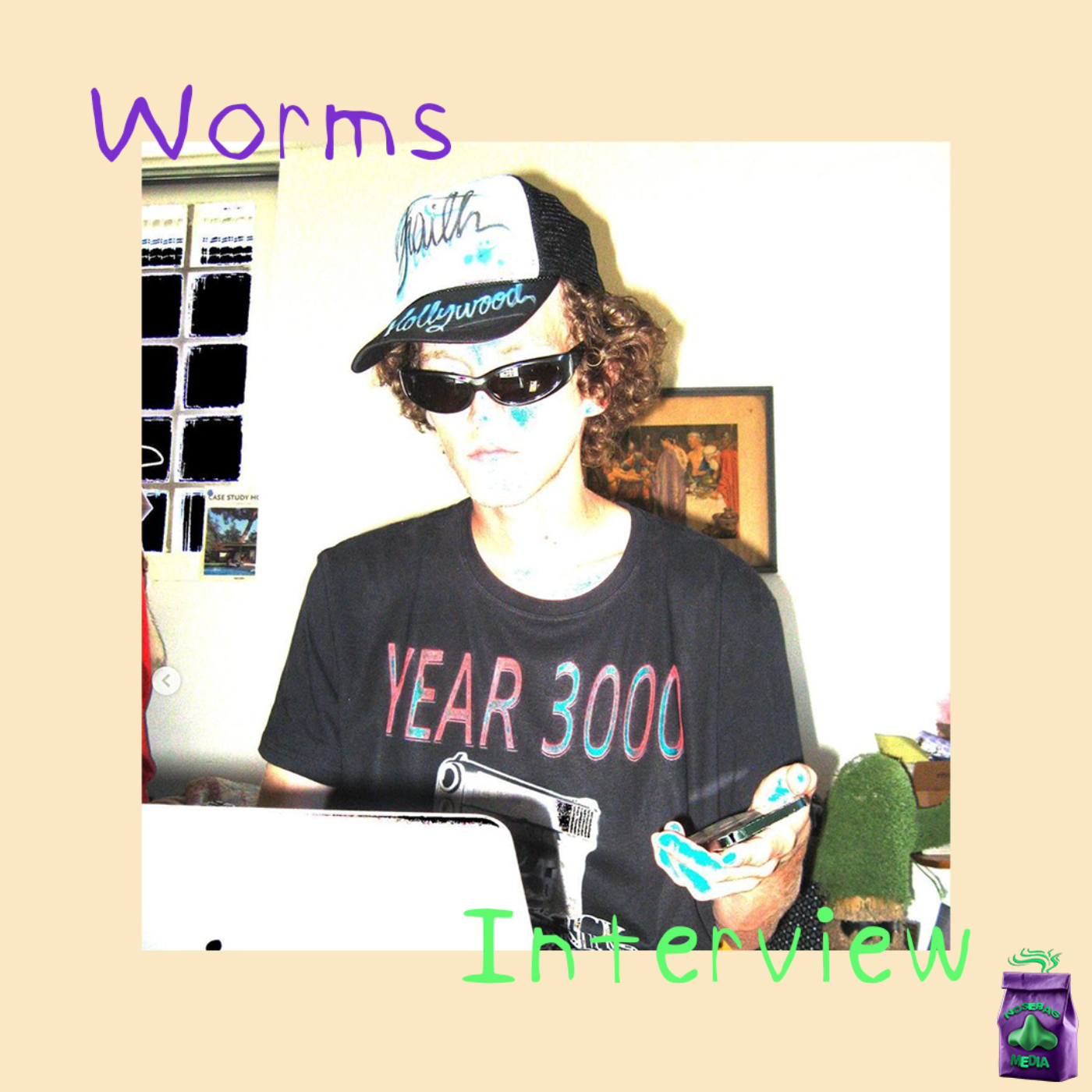 Worms Interview | Year 3000, Building a brand, Sewing for 12+ hours with a broken hand, Boone Burrow, Rick Owens, Virgil Influences, DIY Patchwork Pants, Journey as a Fashion Designer, Meaning of Life, Opinion on Fortnite episode artwork