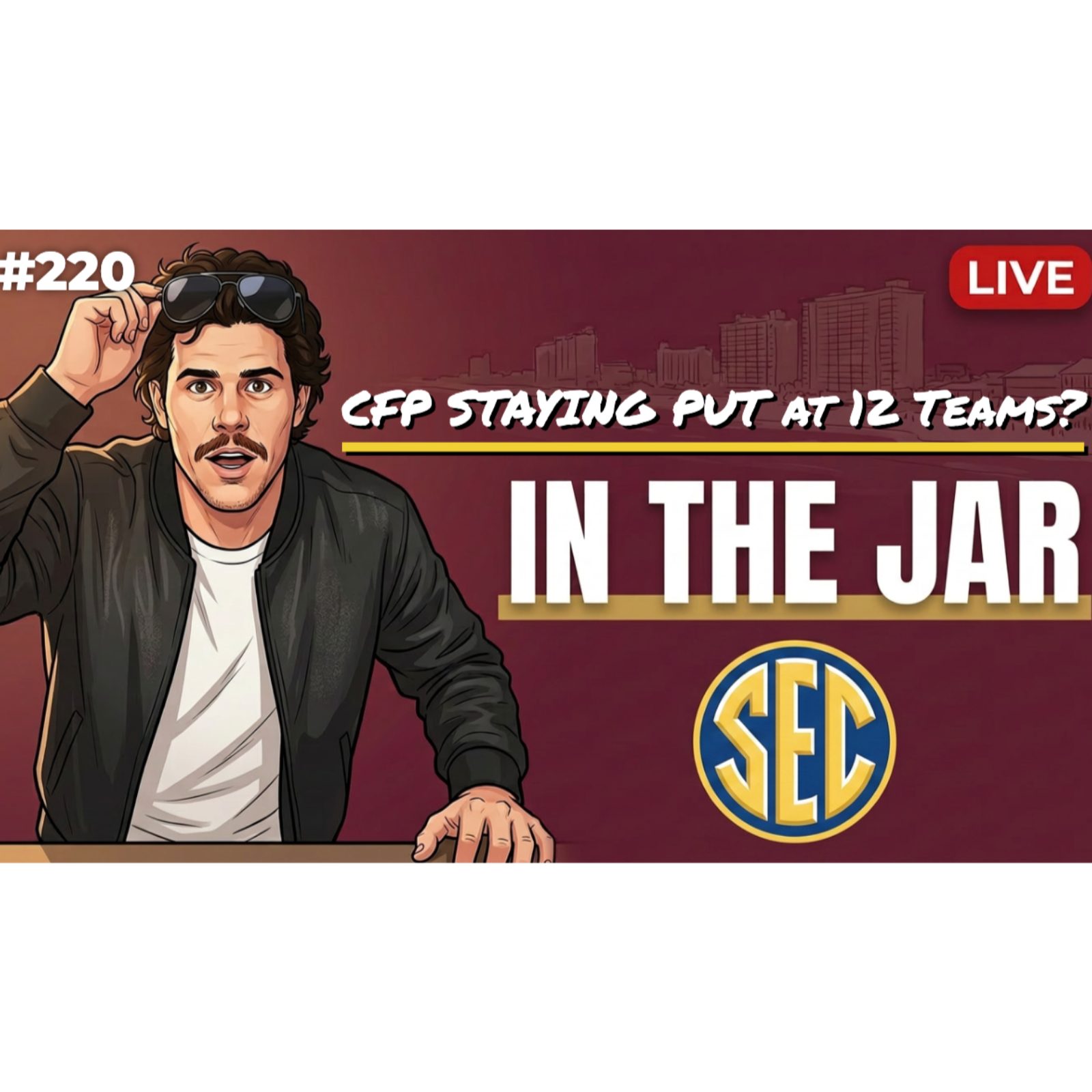 SEC Commissioner Has Interesting Take on CFP... | In the Jar Football Podcast episode artwork