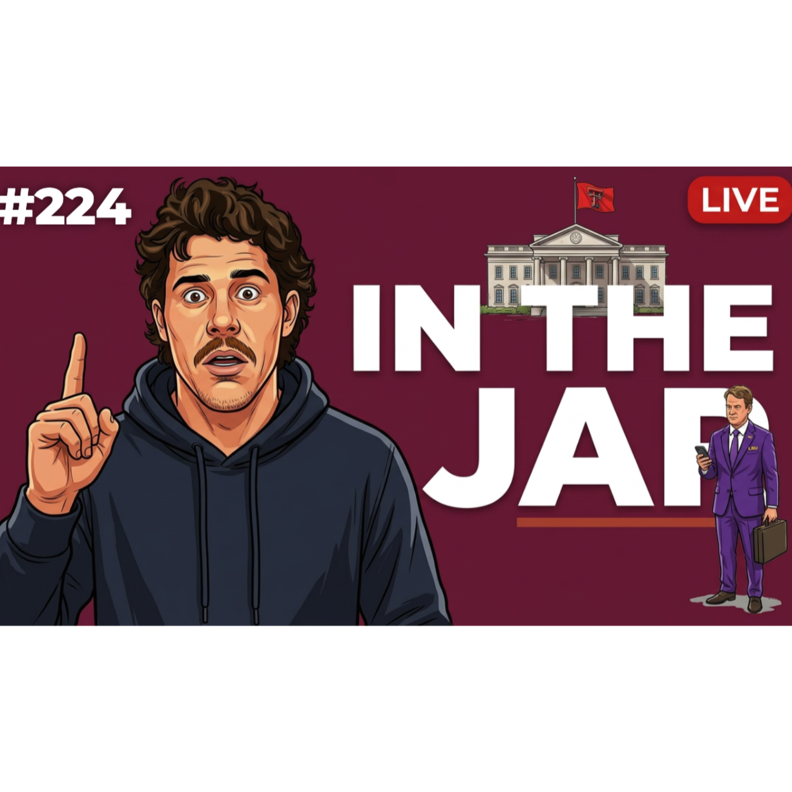 How Far Will LSU Football's $40M Roster Take Them?! | In the Jar Football Podcast episode artwork