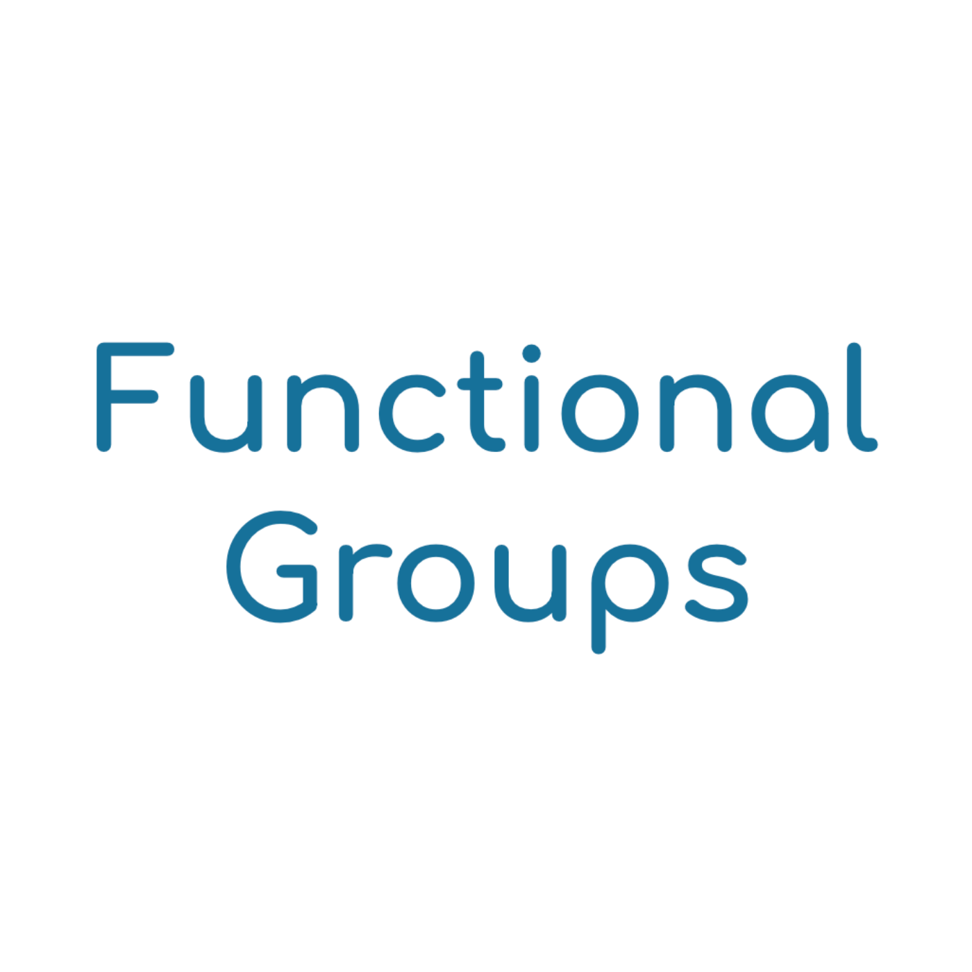Functional Groups
