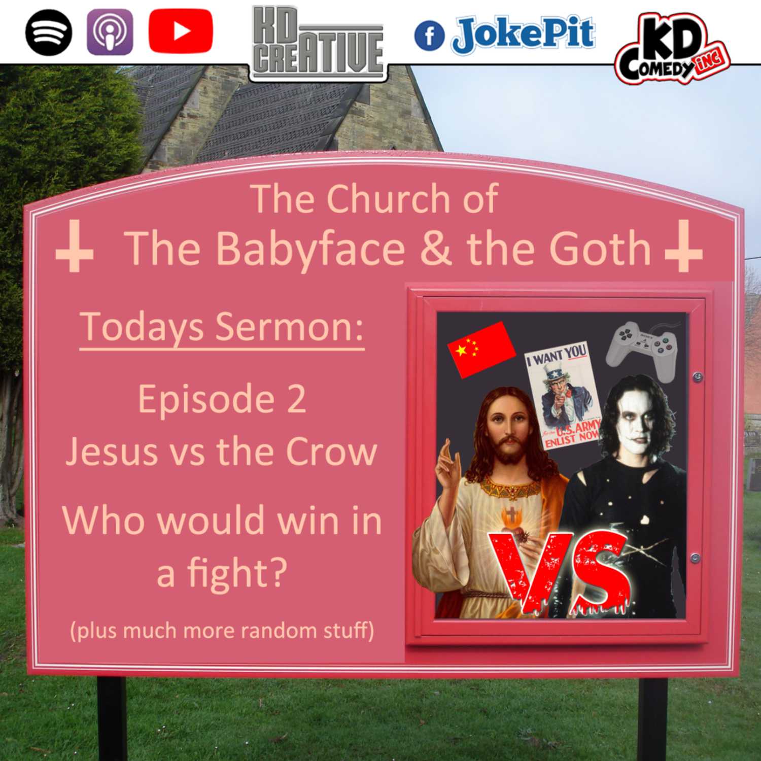 Jesus vs the Crow: Who would win in a fight? - The Babyface & the Goth