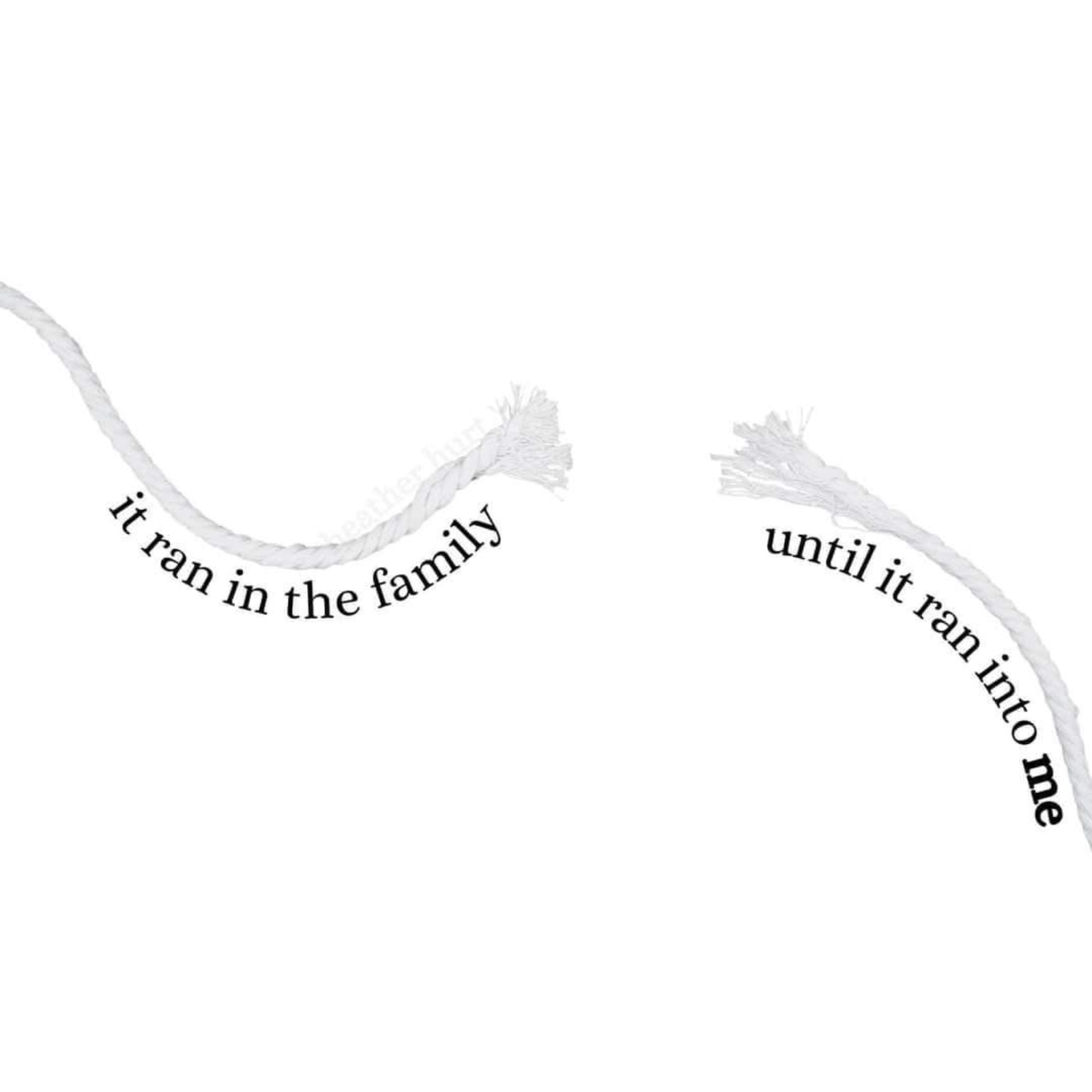 It ran in the family, until it ran into me. podcast artwork