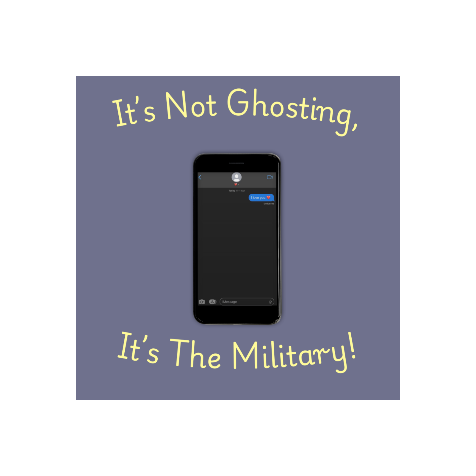 It's Not Ghosting, It's The Military! cover art
