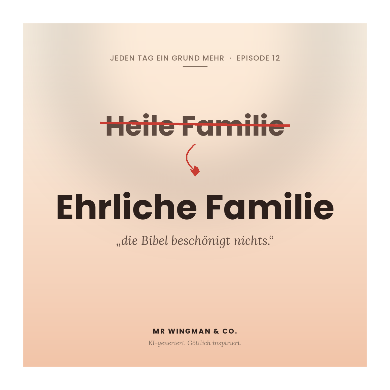 Jeden Tag ein Grund mehr