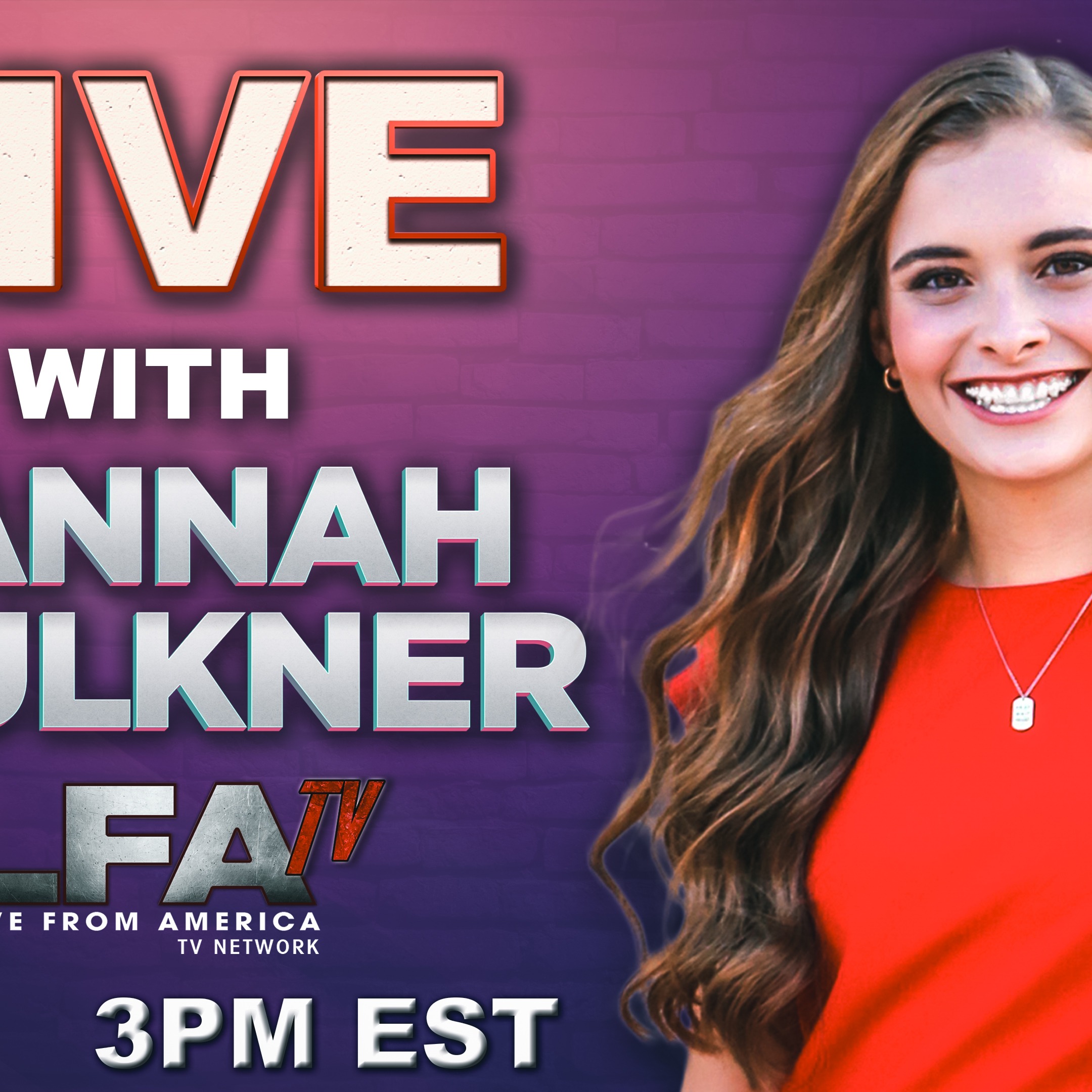 LIVE WITH HANNAH FAULKNER 8.12.25 7PM