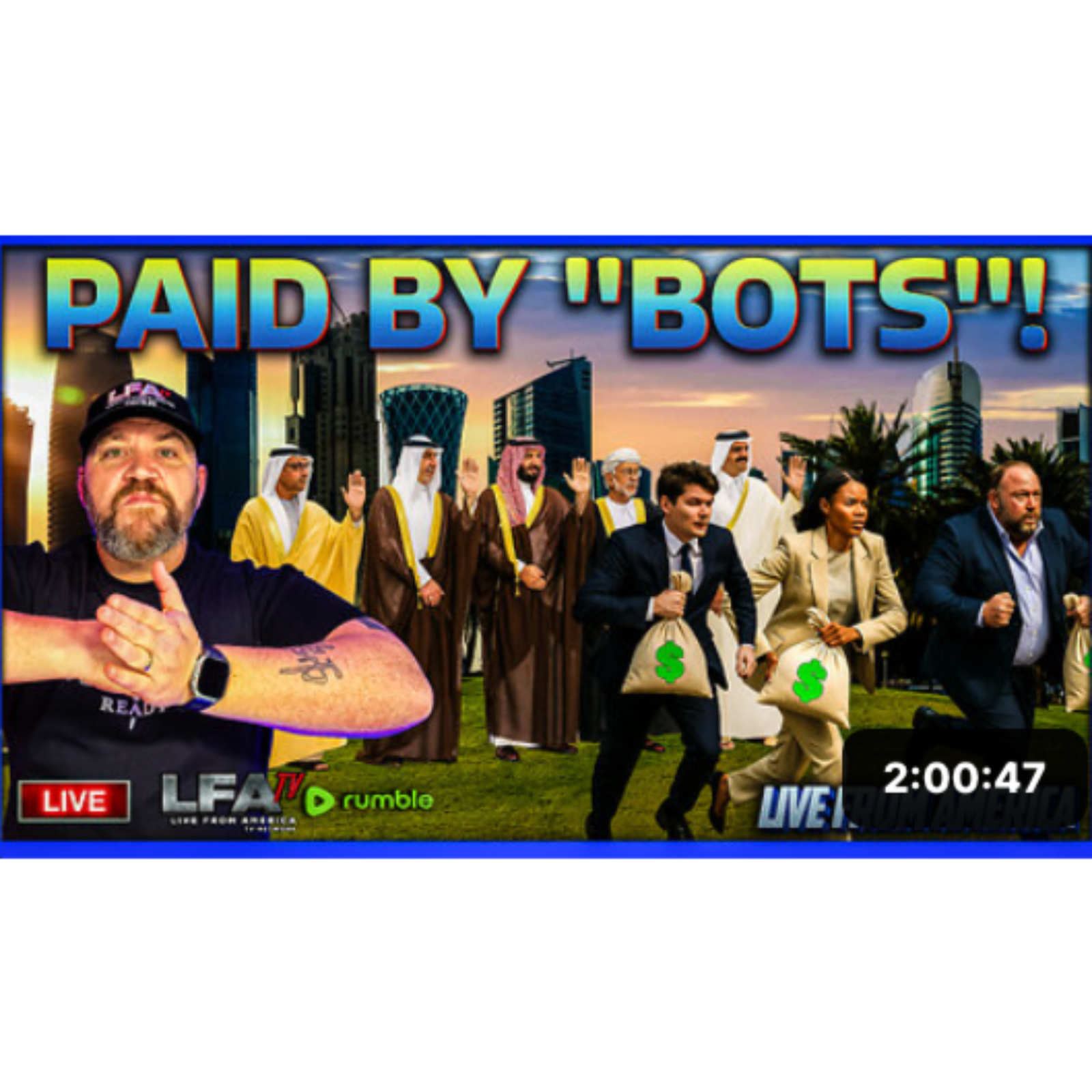 PAID BY "BOTS"! | LIVE FROM AMERICA 11.24.25 11AM