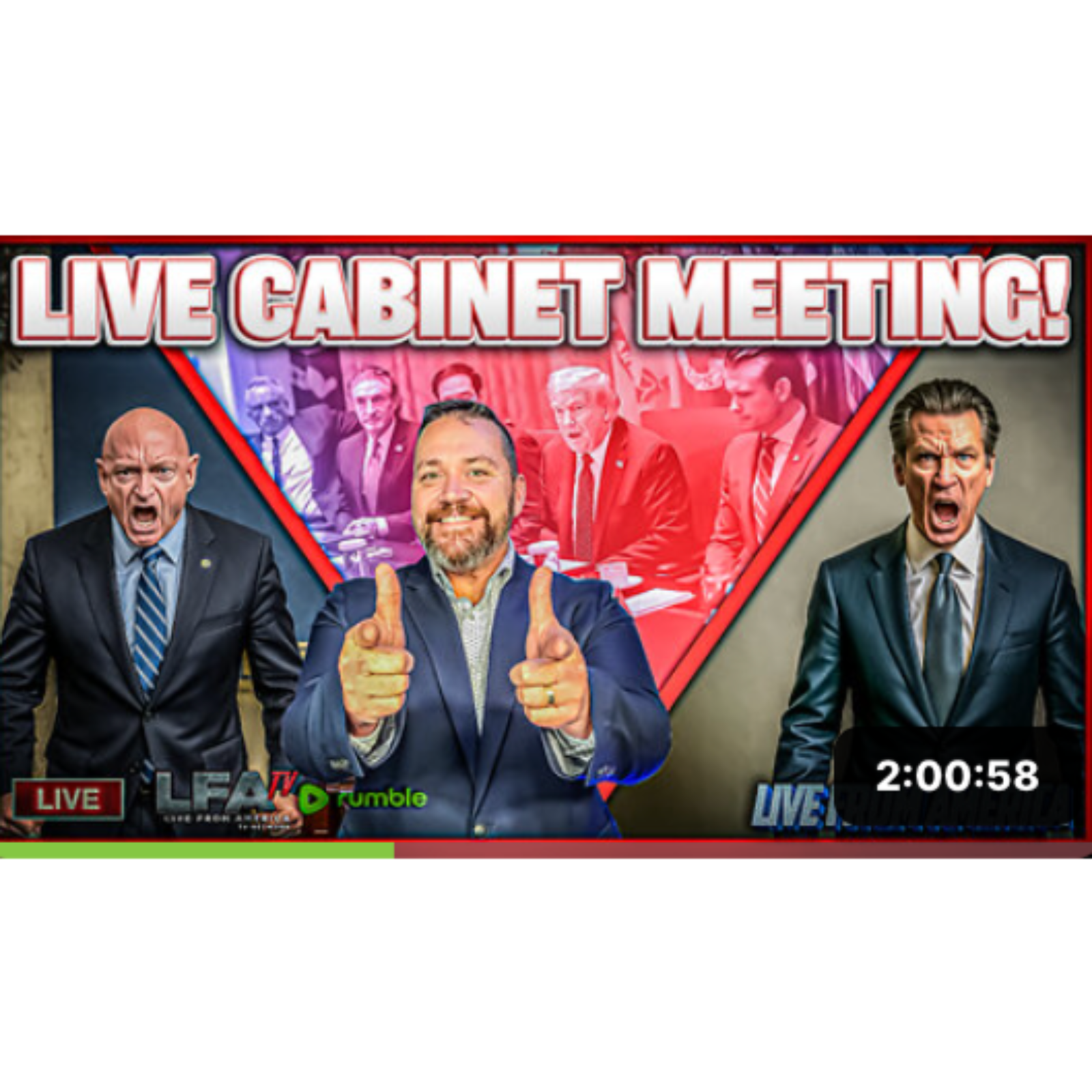 LIVE CABINET MEETING! | LIVE FROM AMERICA 12.2.25 11AM
