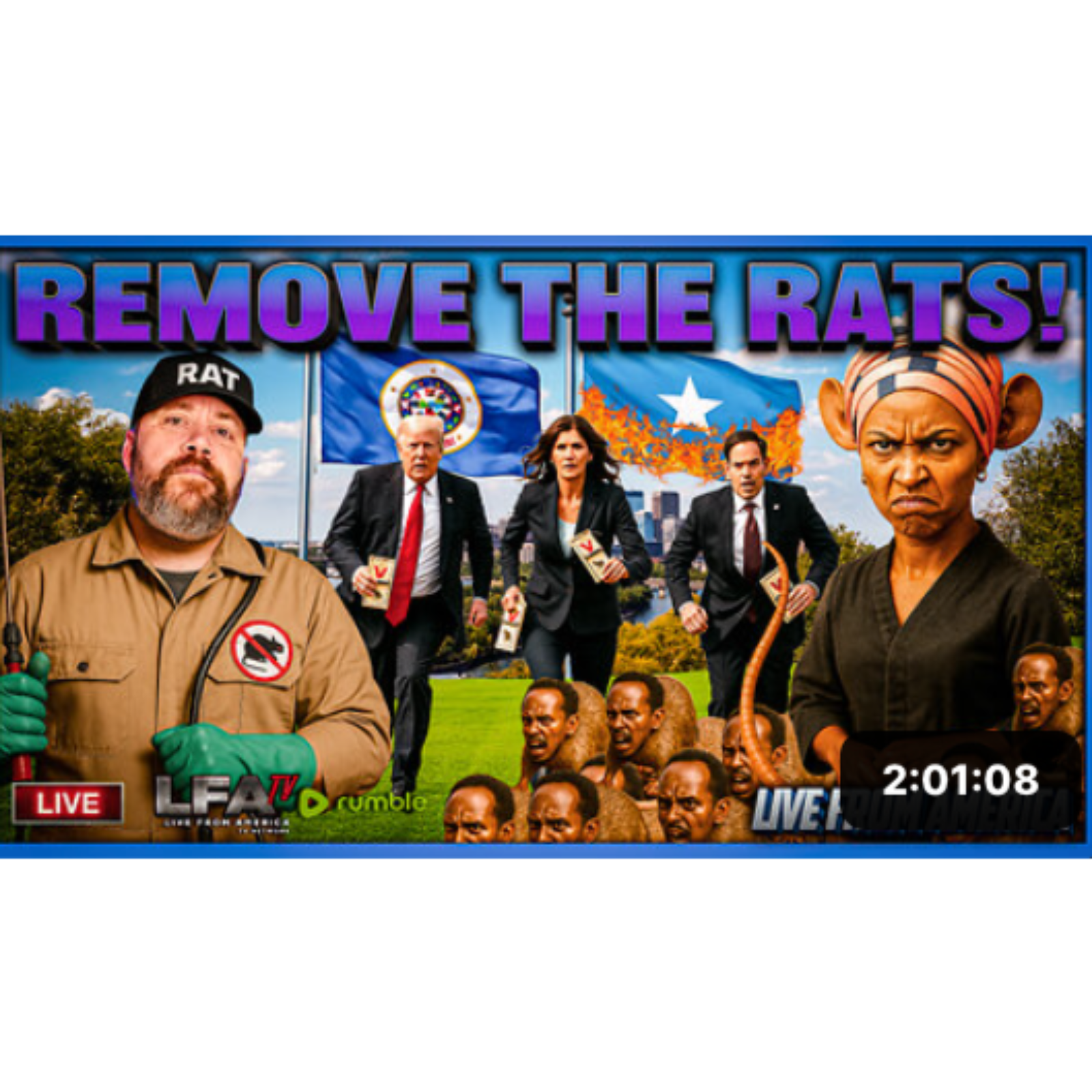 REMOVE THE RATS! | LIVE FROM AMERICA 12.3.25 11AM