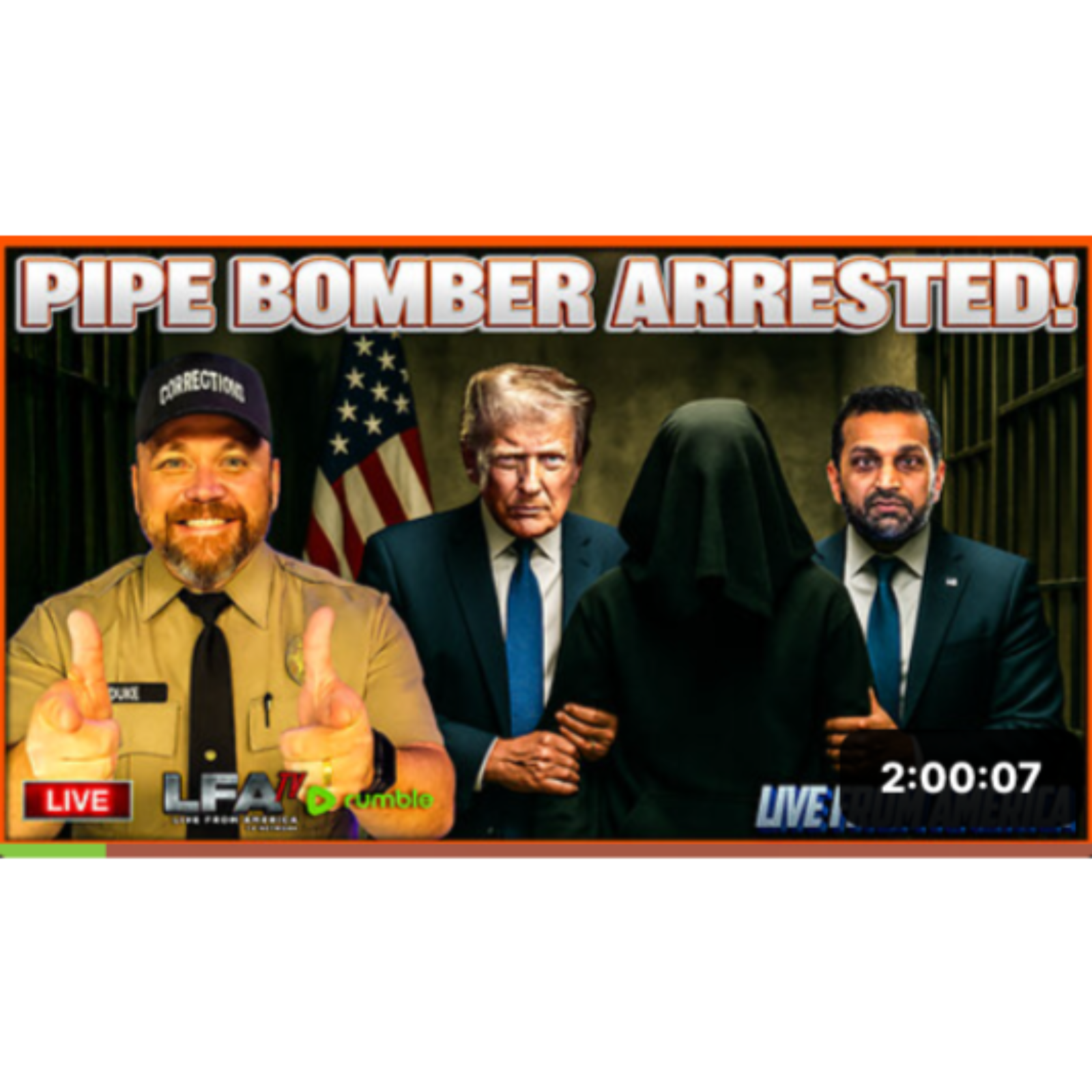 PIPE BOMBER ARRESTED! | LIVE FROM AMERICA 12.4.25 11AM