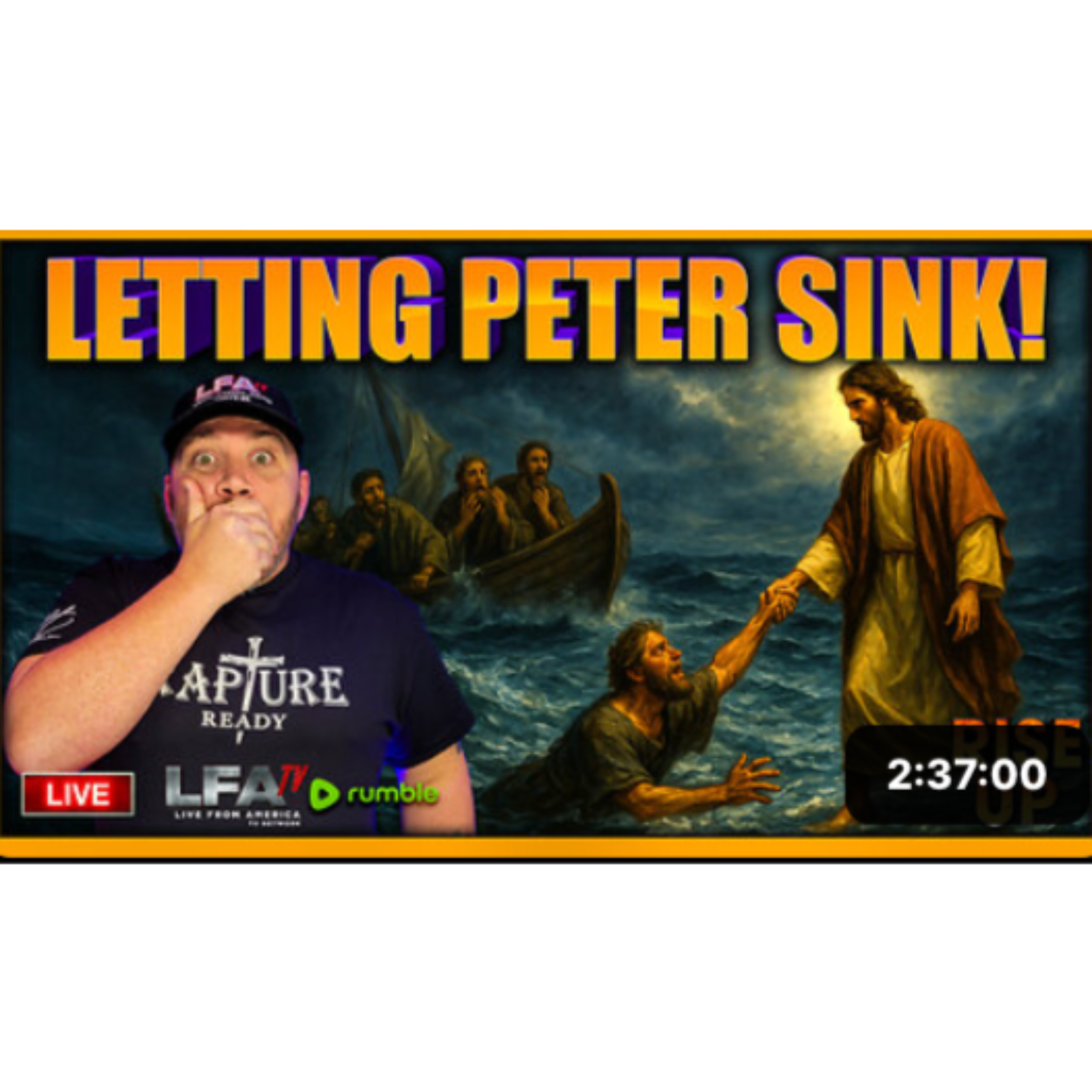 LETTING PETER SINK! | RISE UP 12.5.25 7:30AM