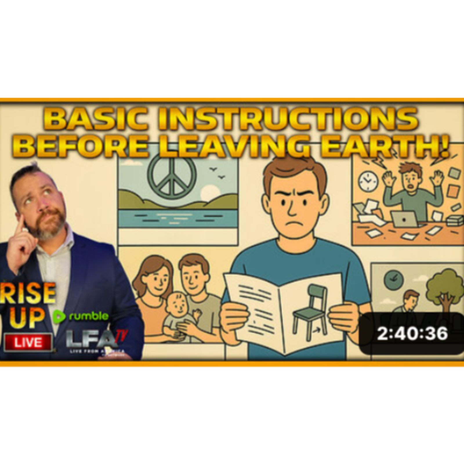 BASIC INSTRUCTIONS BEFORE LEAVING EARTH! | RISE UP 12.8.25 730AM