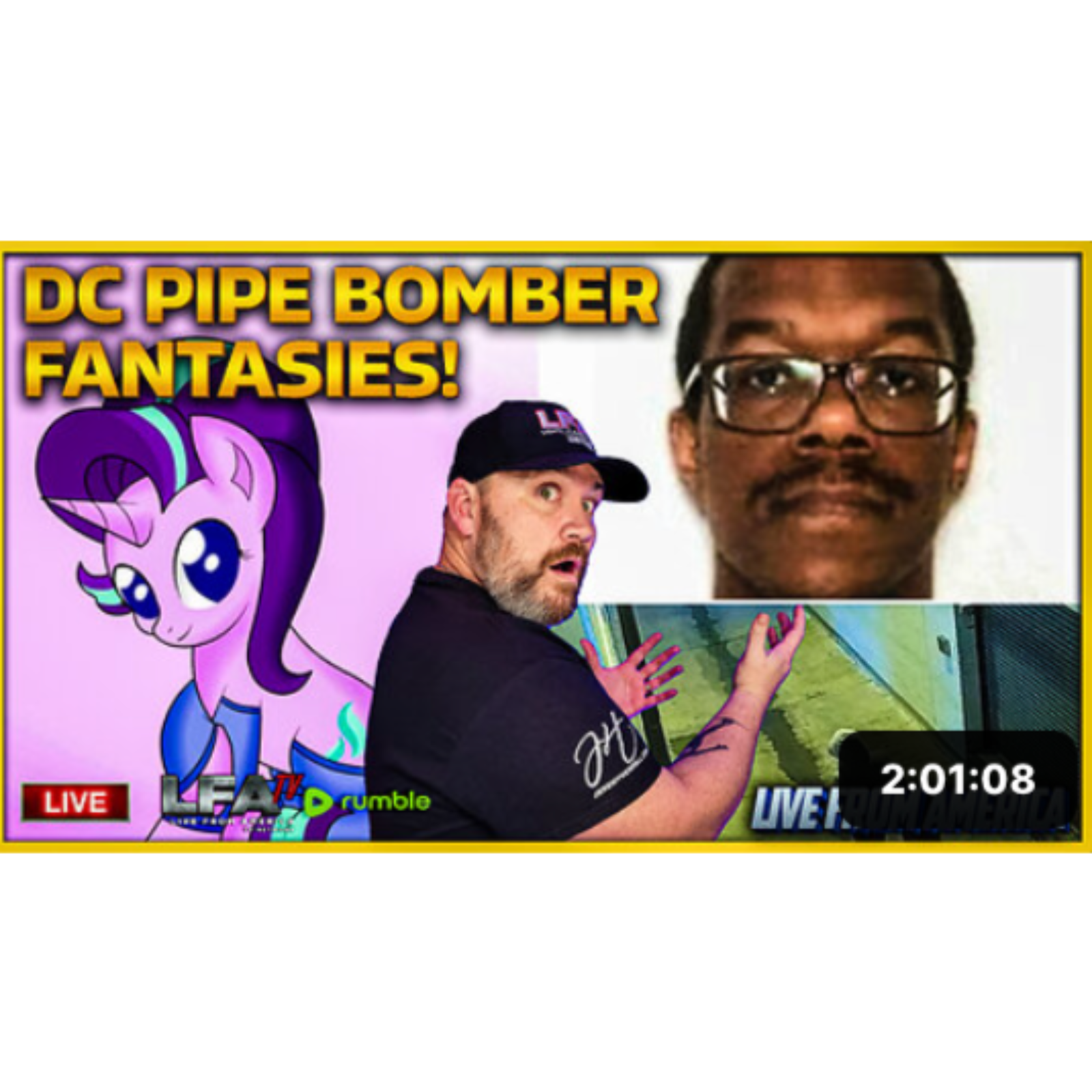 DC PIPE BOMBER FANTASIES! | LIVE FROM AMERICA 12.10.25 11AM