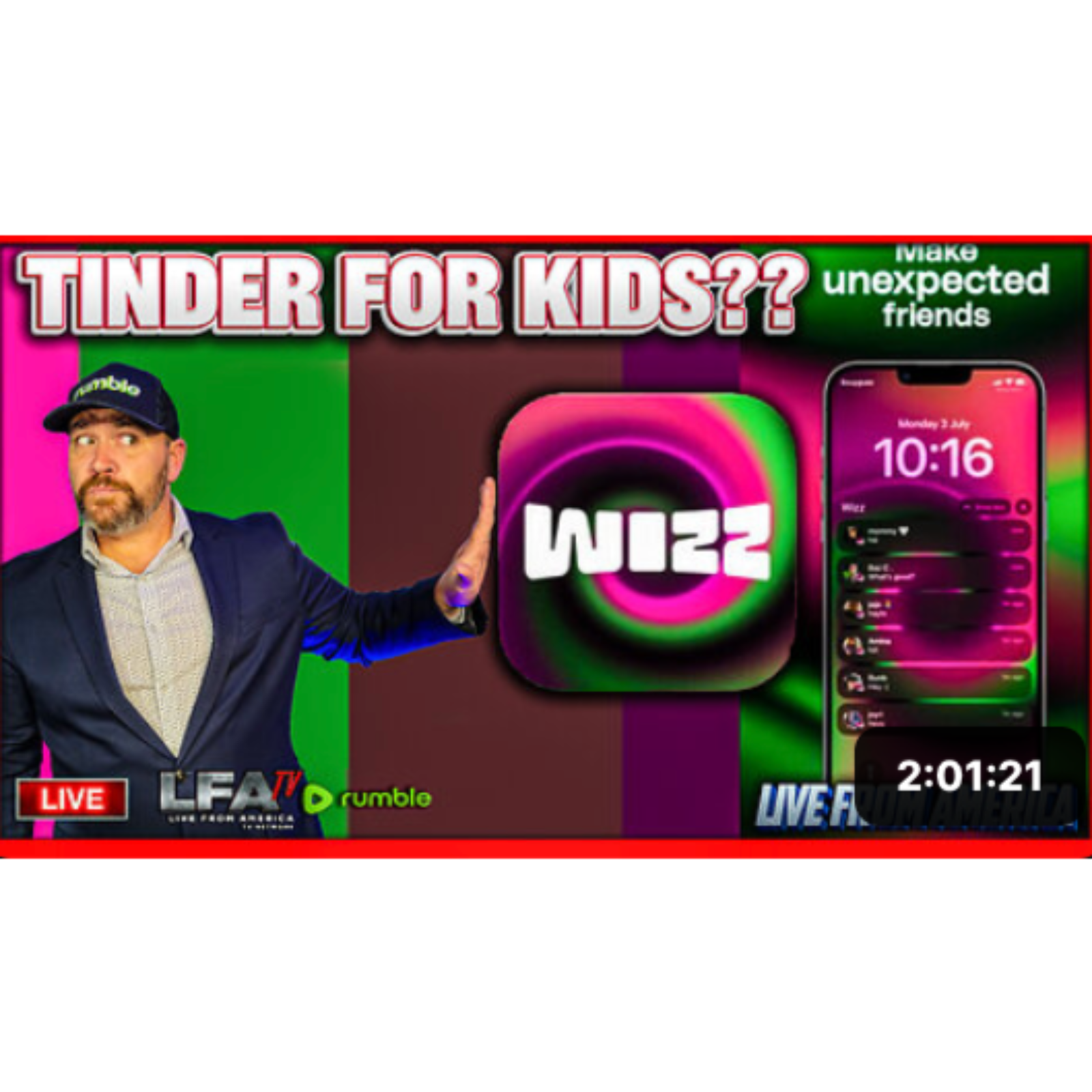 TINDER FOR KIDS?? | LIVE FROM AMERICA 12.11.25 11AM