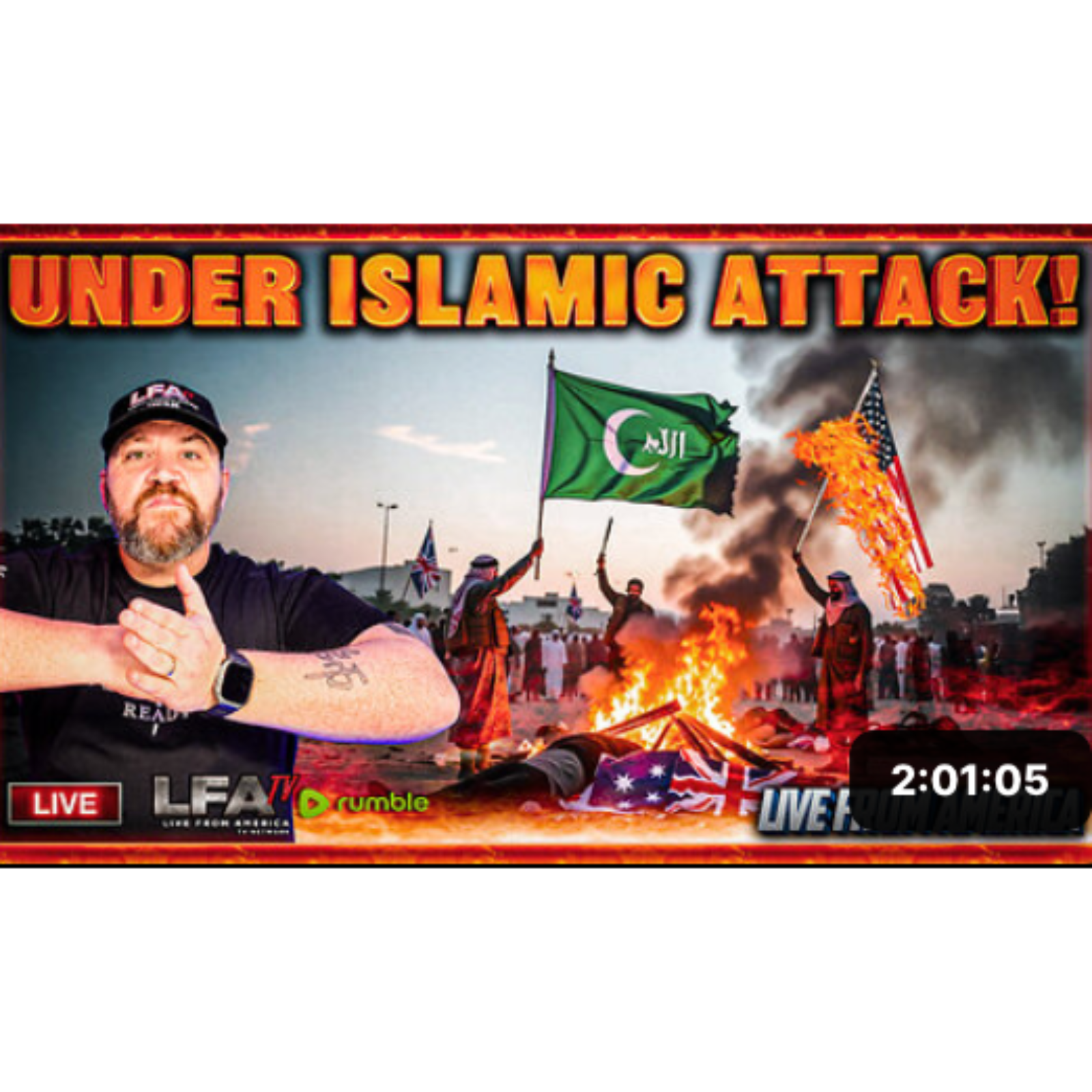UNDER ISLAMIC ATTACK! | LIVE FROM AMERICA 12.15.25 11AM