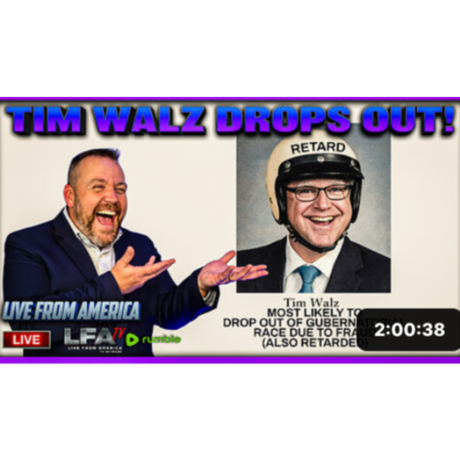 TIM WALZ DROPS OUT! | LIVE FROM AMERICA 1.5.26 11AM