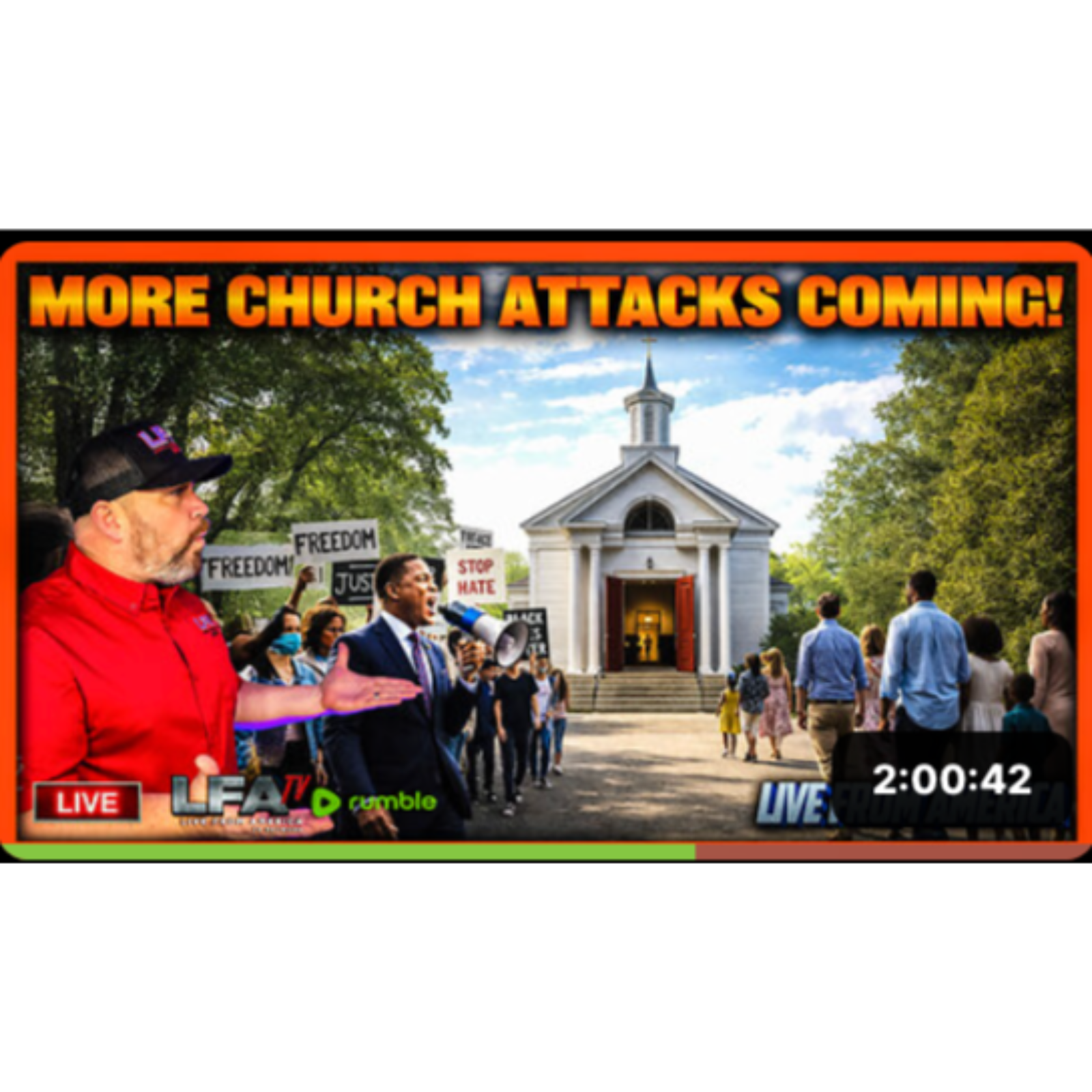 MORE CHURCH ATTACKS COMING! | LIVE FROM AMERICA 1.20.26 11AM