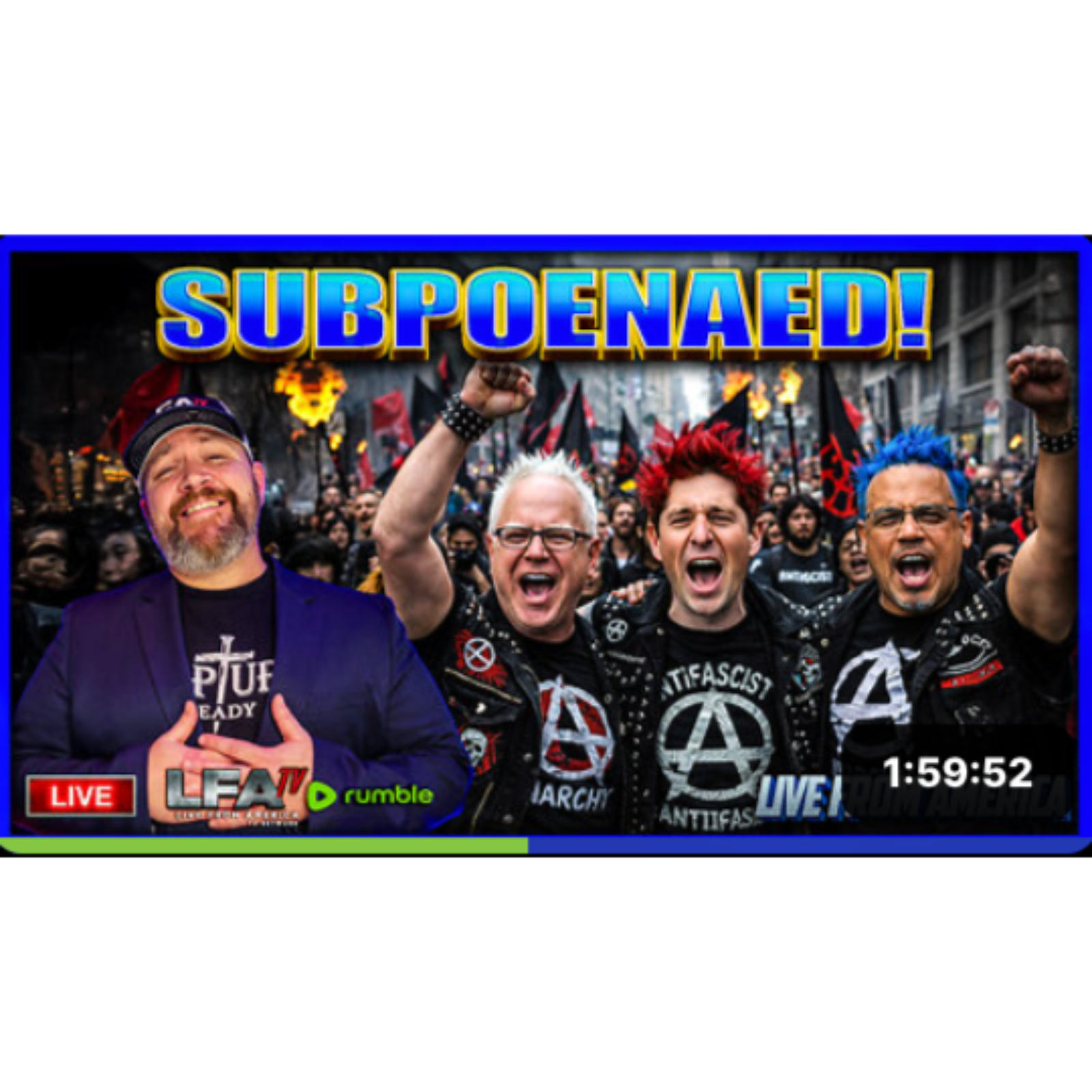 SUBPOENAED! | LIVE FROM AMERICA 1.21.26 11AM
