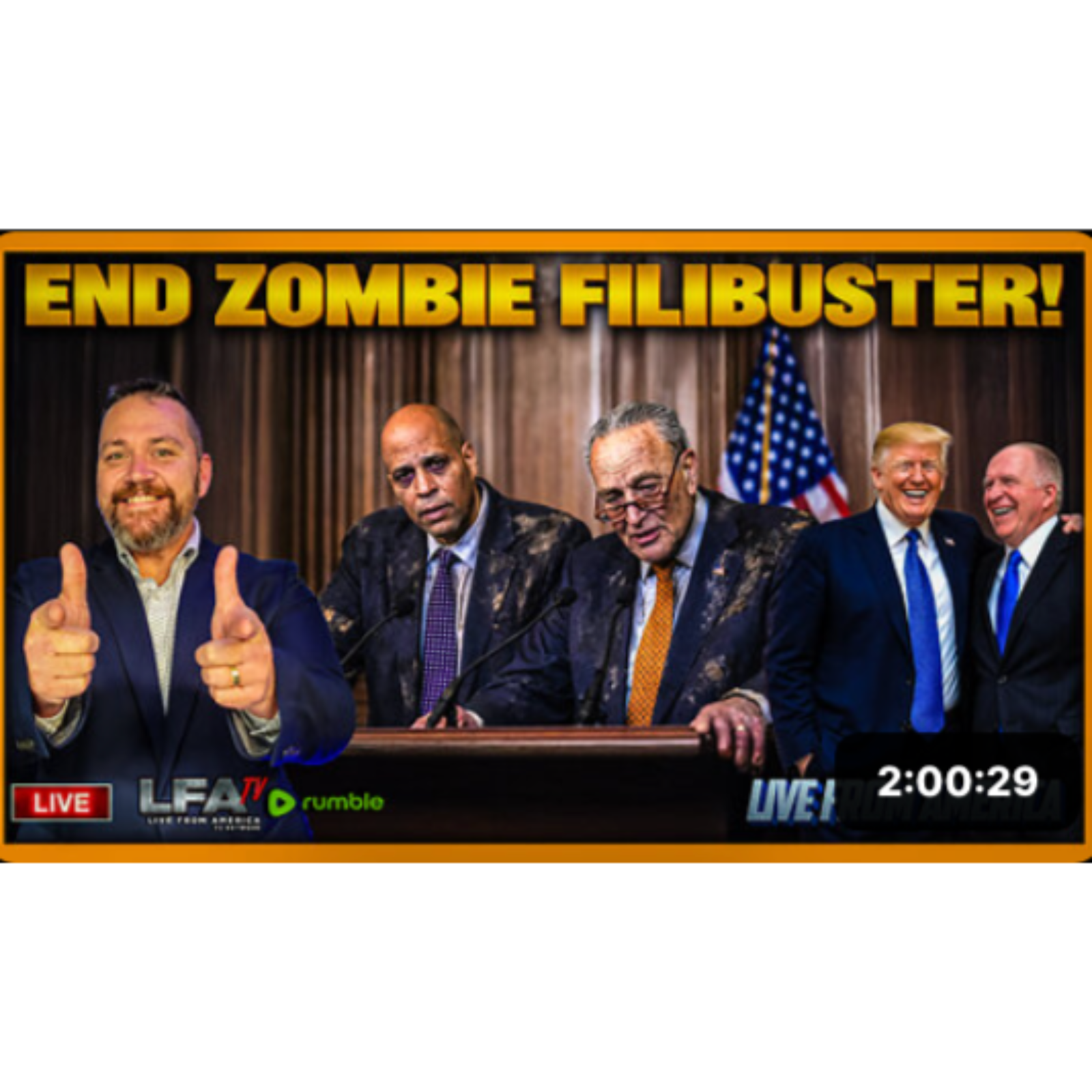 END THE ZOMBIE FILIBUSTER! | LIVE FROM AMERICA 2.3.26 11AM