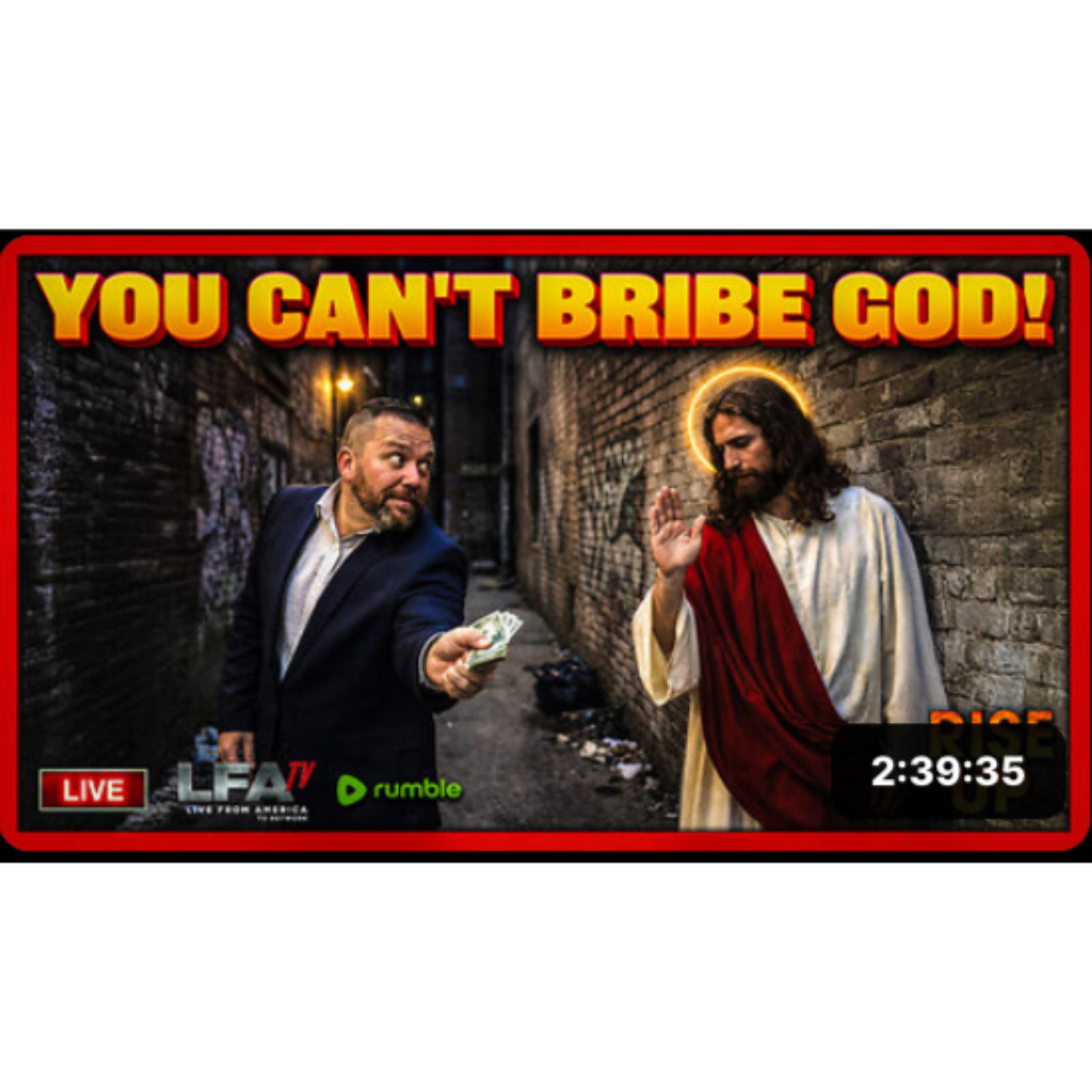 YOU CAN'T BRIBE GOD! | RISE UP 2.11.26 730AM