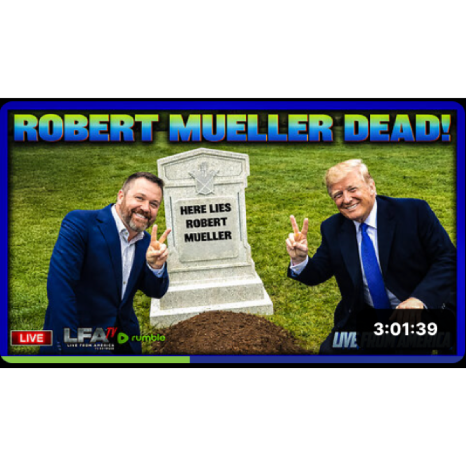 ROBERT MUELLER DEAD! | LIVE FROM AMERICA 3.23.26 11AM