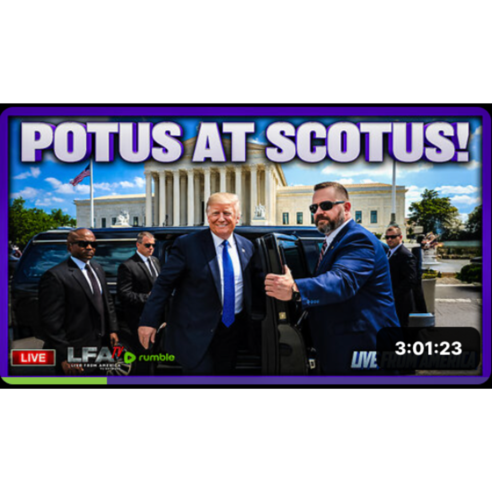 POTUS AT SCOTUS! | LIVE FROM AMERICA 4.1.26 11AM