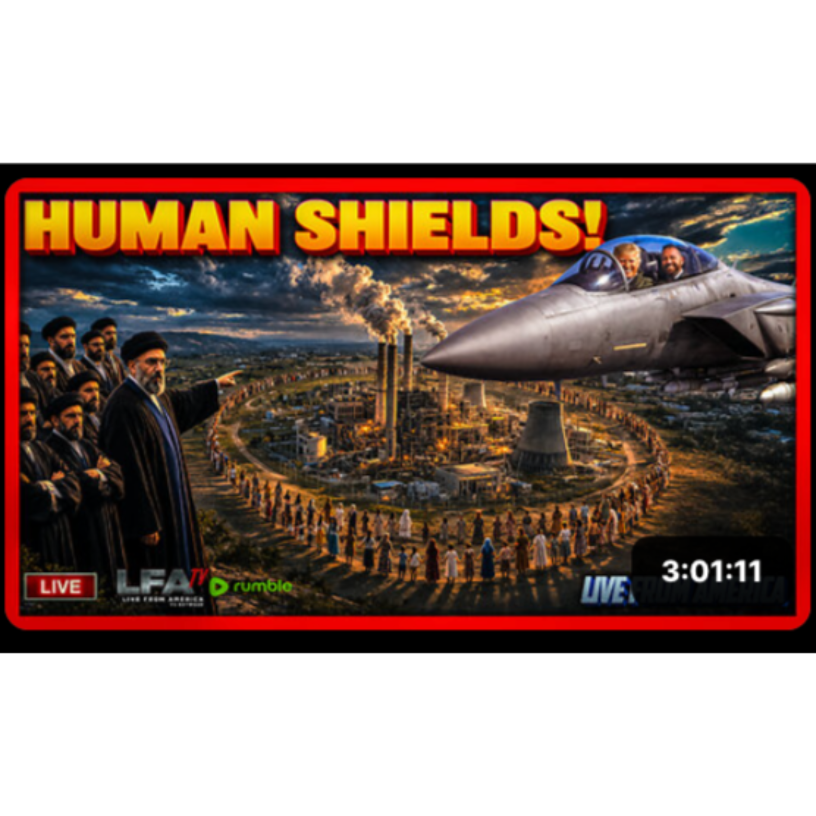 HUMAN SHIELDS! | LIVE FROM AMERICA 4.7.26 11AM